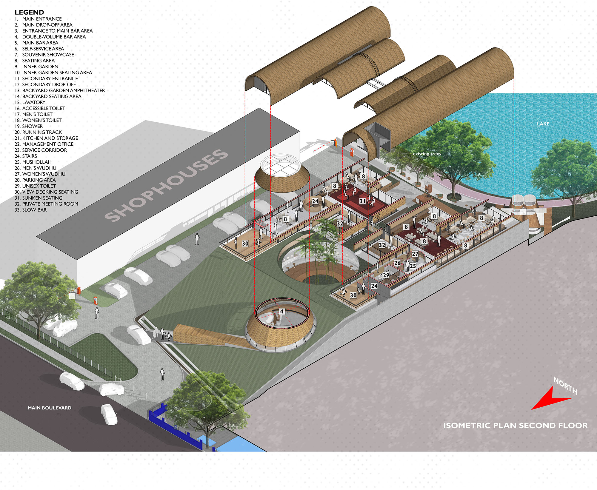 〈SSガーデン（Shelters on Slope Garden）〉設計：RAD+ar（Research Artistic Design + architecture）