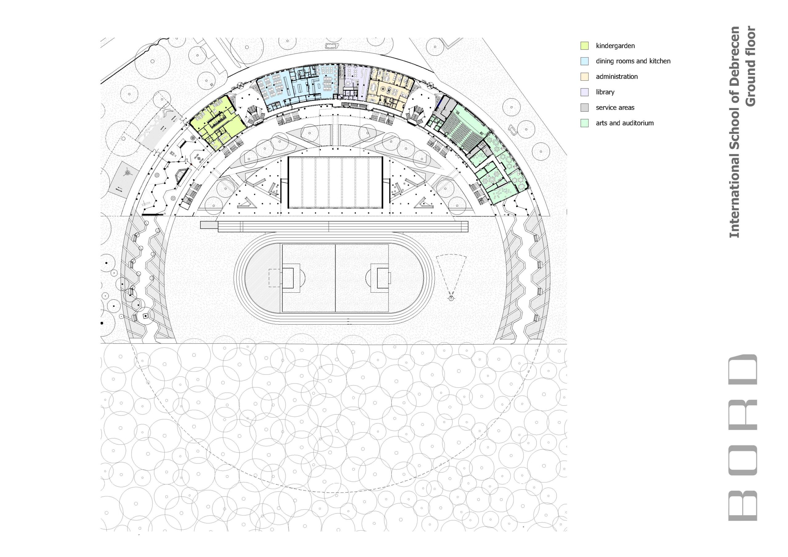 〈デブレツェン国際学校（ International School of Debrecen）〉設計：BORD建築スタジオ（BORD Architectural Studio）