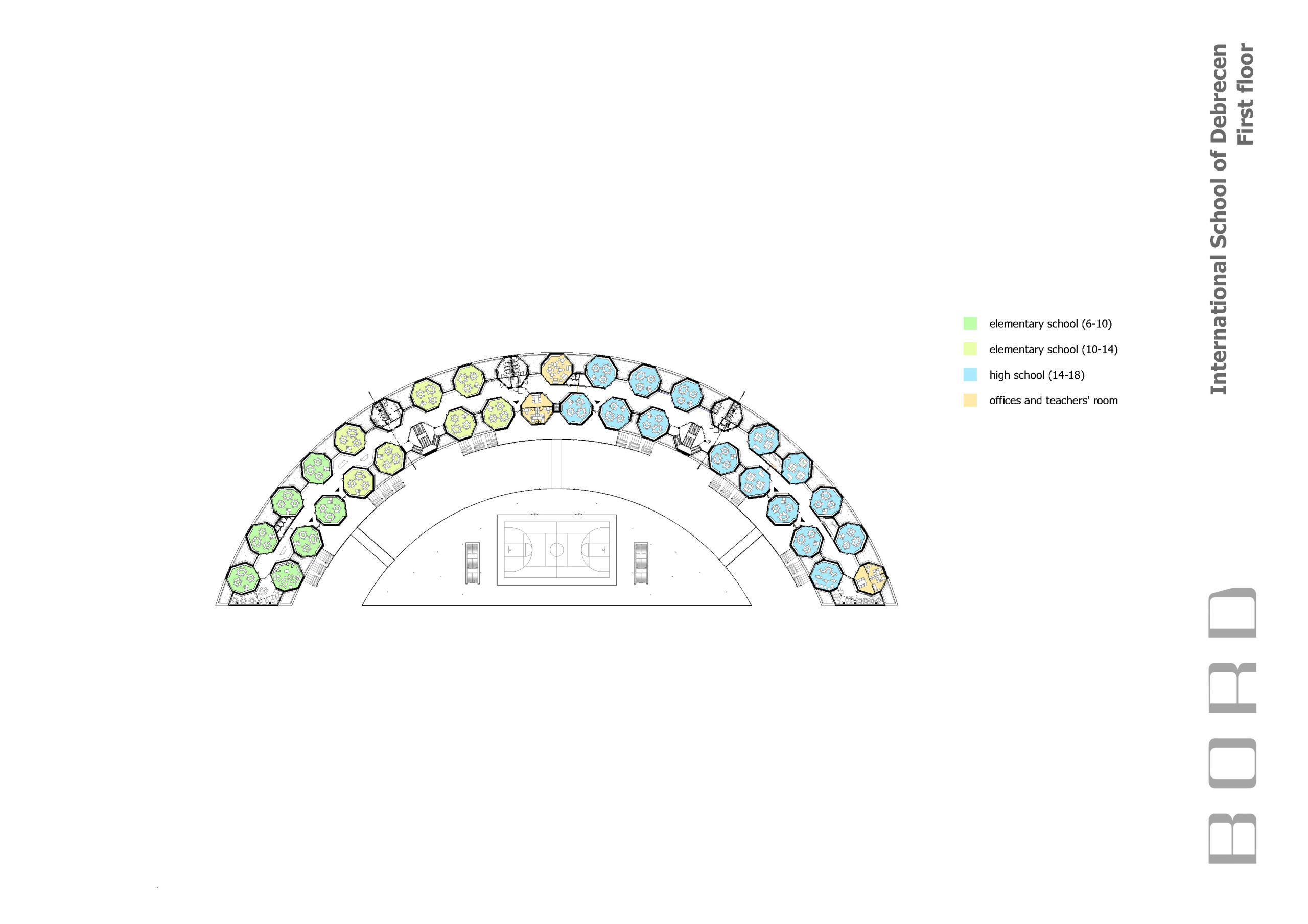 〈デブレツェン国際学校（ International School of Debrecen）〉設計：BORD建築スタジオ（BORD Architectural Studio）