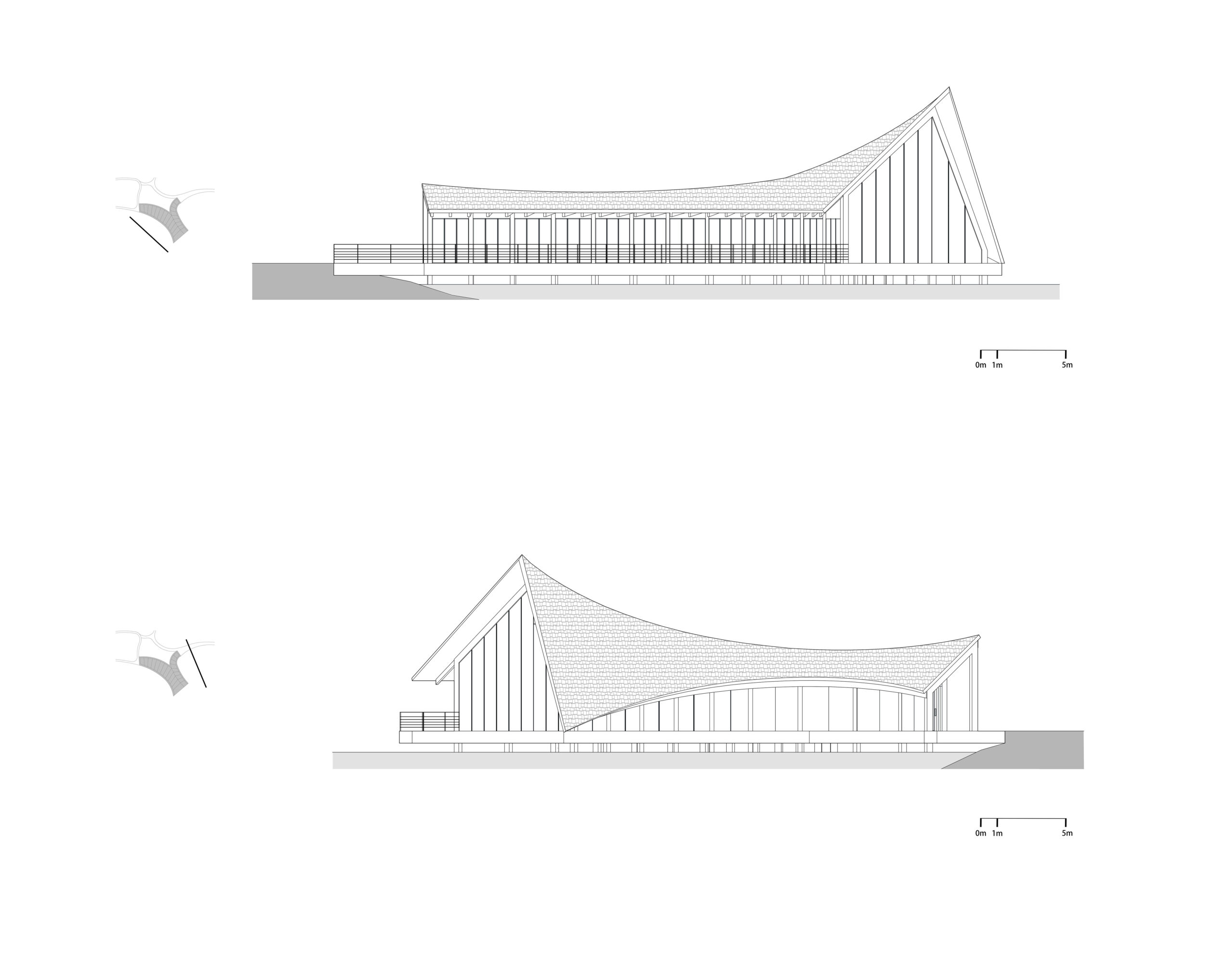 〈ドラフトウッド・ビレッジセンター（The Driftwood Village Center）〉プライマリー・アーキテクツ（Primary Architects）
