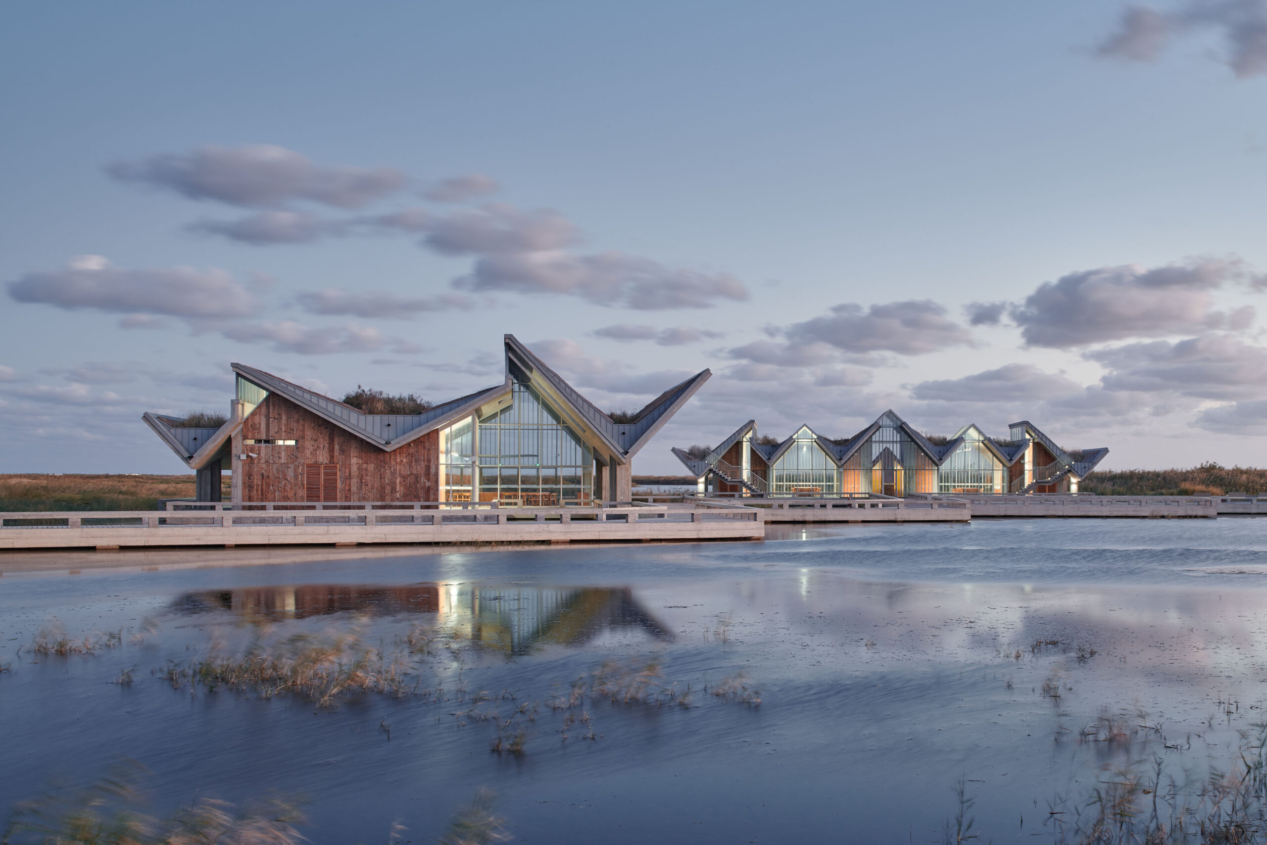 〈湿地研究教育センター（Wetland Research and Education Center）〉Atelier Z+