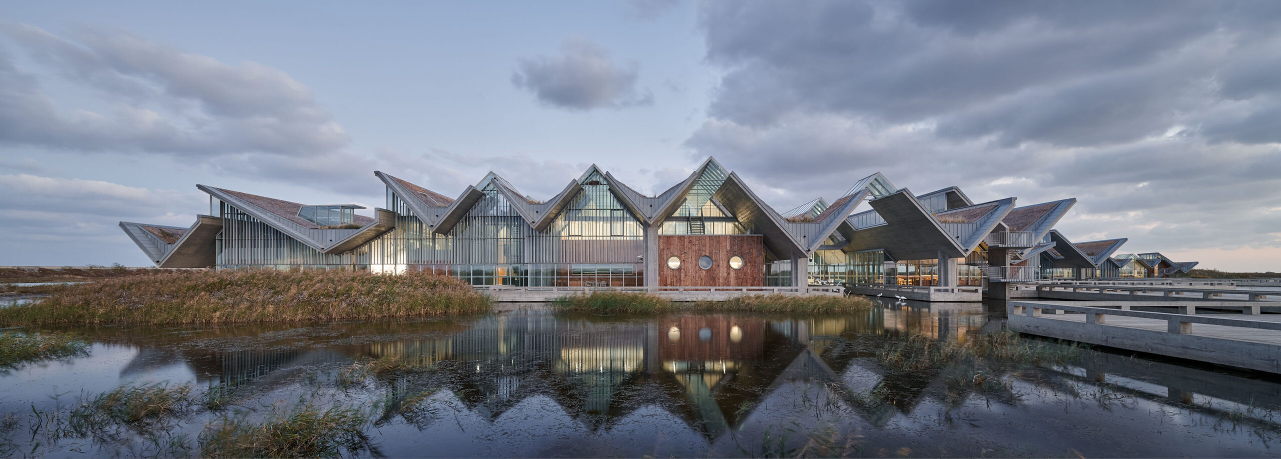 〈湿地研究教育センター（Wetland Research and Education Center）〉Atelier Z+