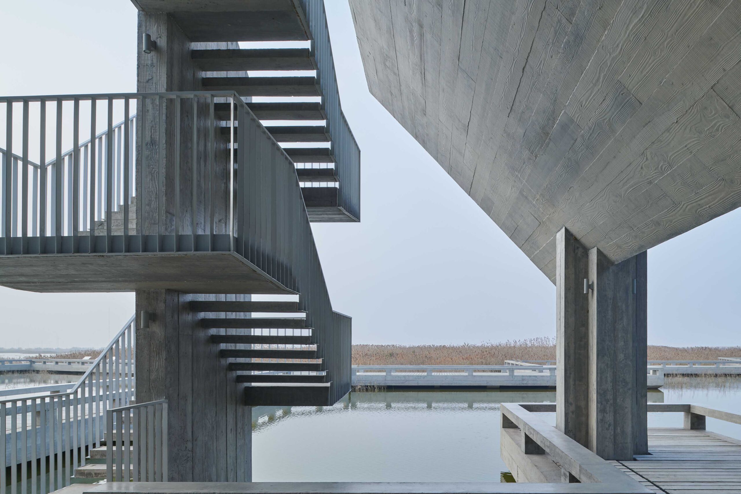 〈湿地研究教育センター（Wetland Research and Education Center）〉Atelier Z+