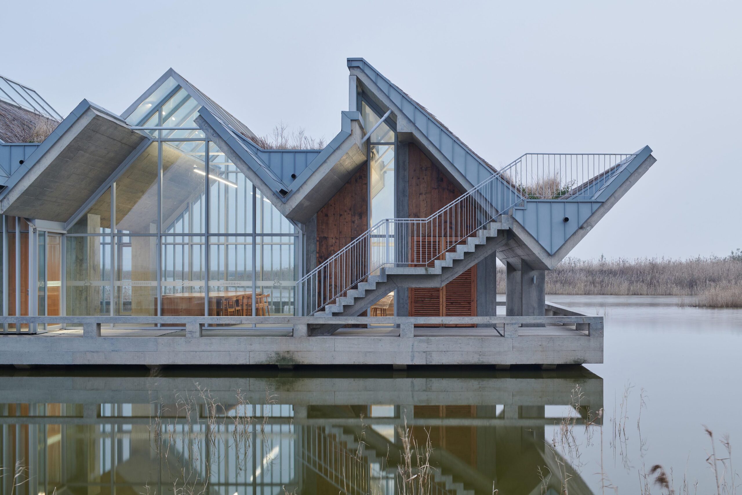 〈湿地研究教育センター（Wetland Research and Education Center）〉Atelier Z+