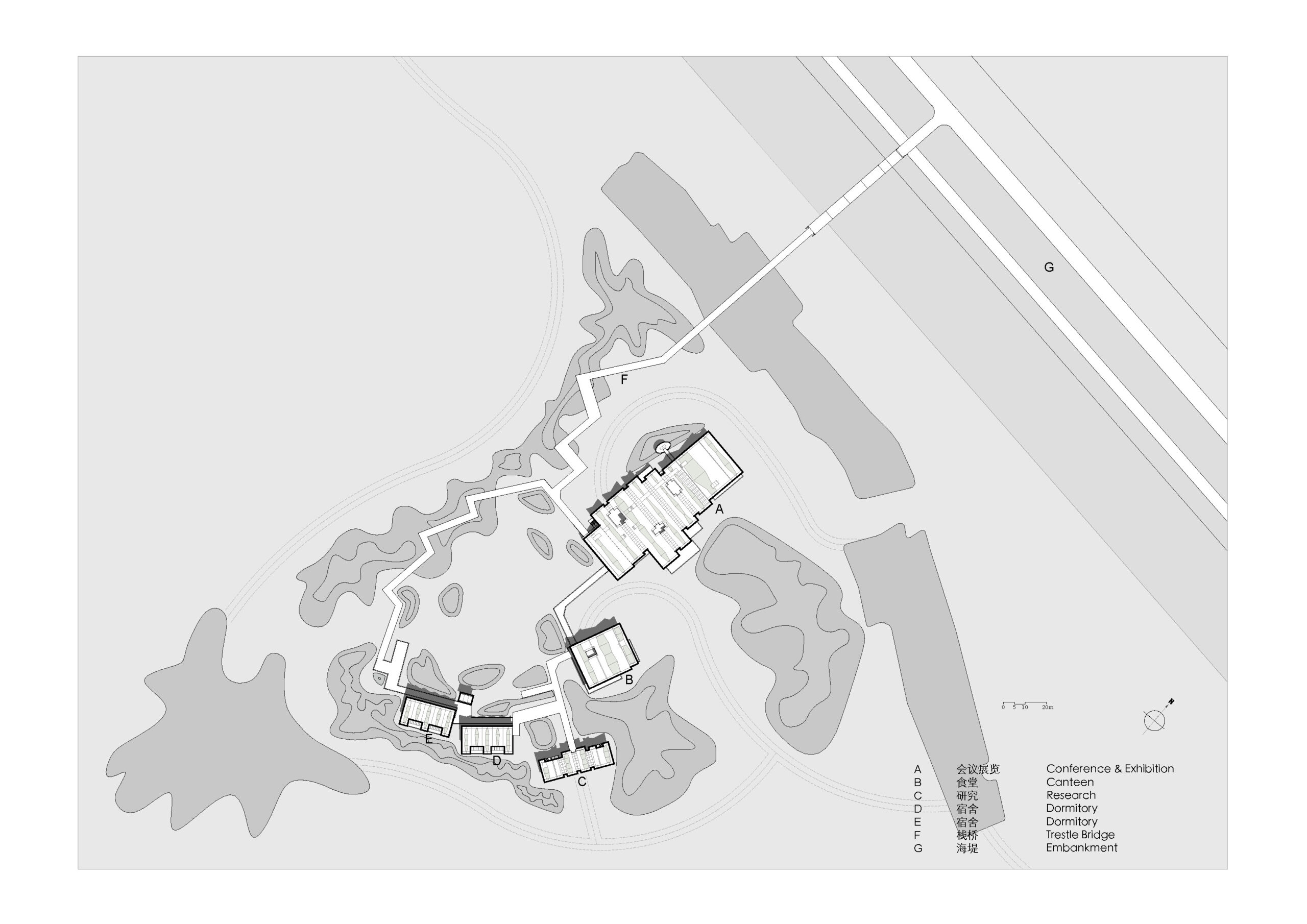 〈湿地研究教育センター（Wetland Research and Education Center）〉Atelier Z+