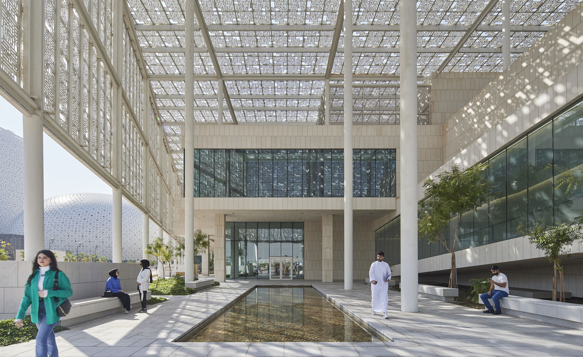 〈クウェート大学管理棟施設（Kuwait University Administration Facilities）〉SOM