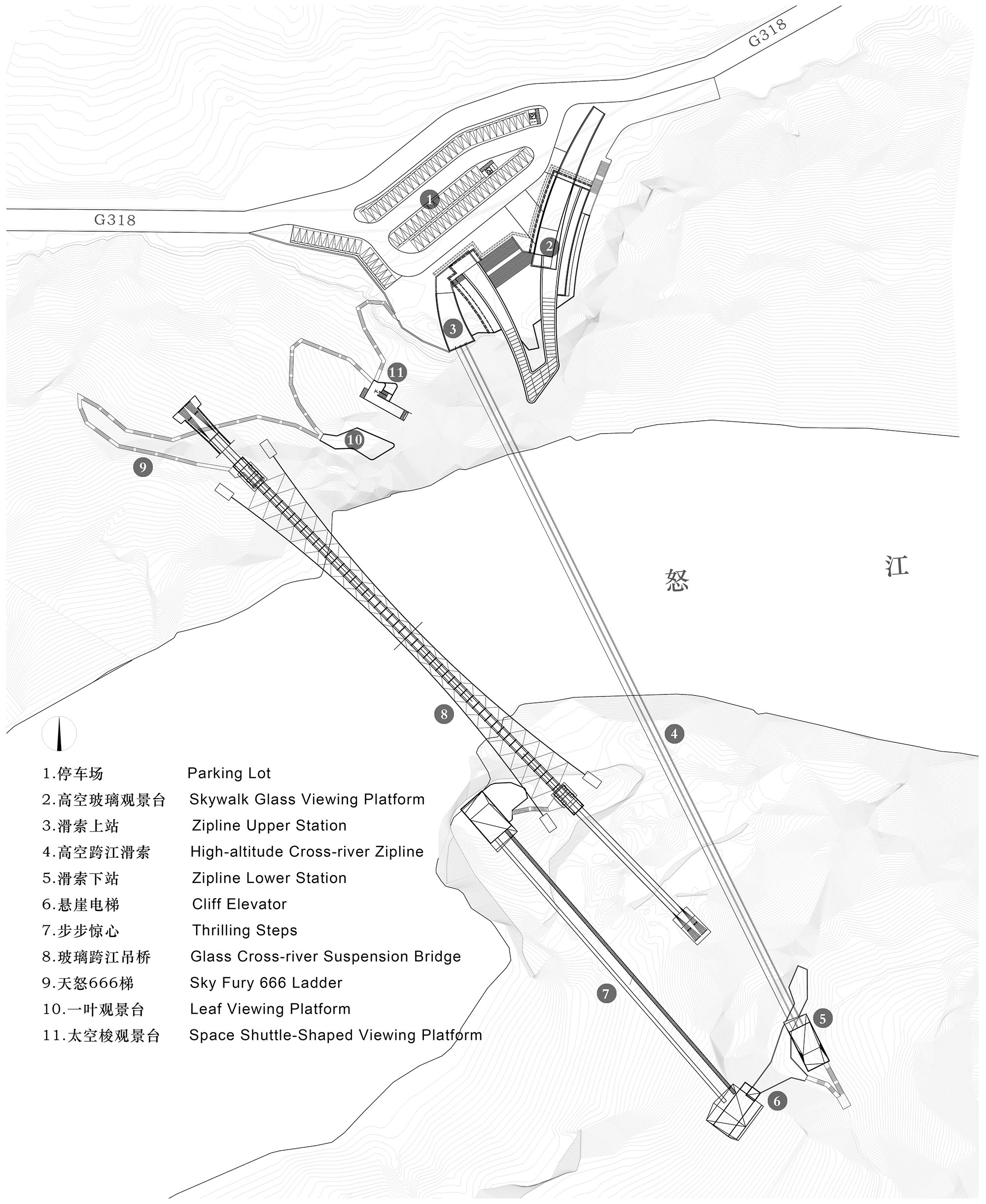 〈怒江七十二道拐展望台（Nujiang River 72 Canyon Scenic Area）〉Archermit