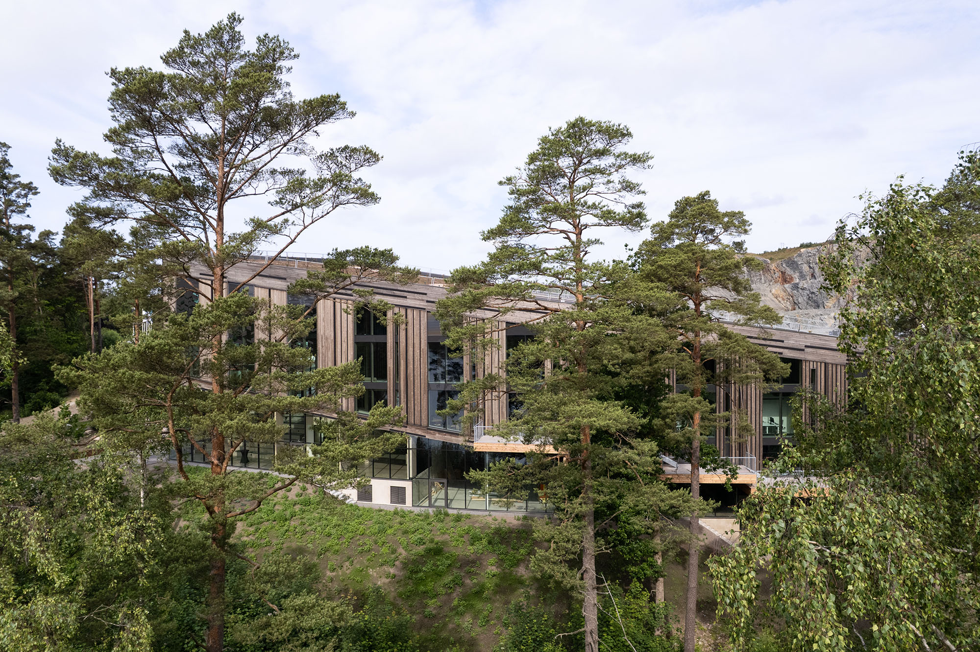 〈レイクハウス・ヴェンデルストランド(Lakehouse Wendelstrand)〉スノヘッタ(Snøhetta)