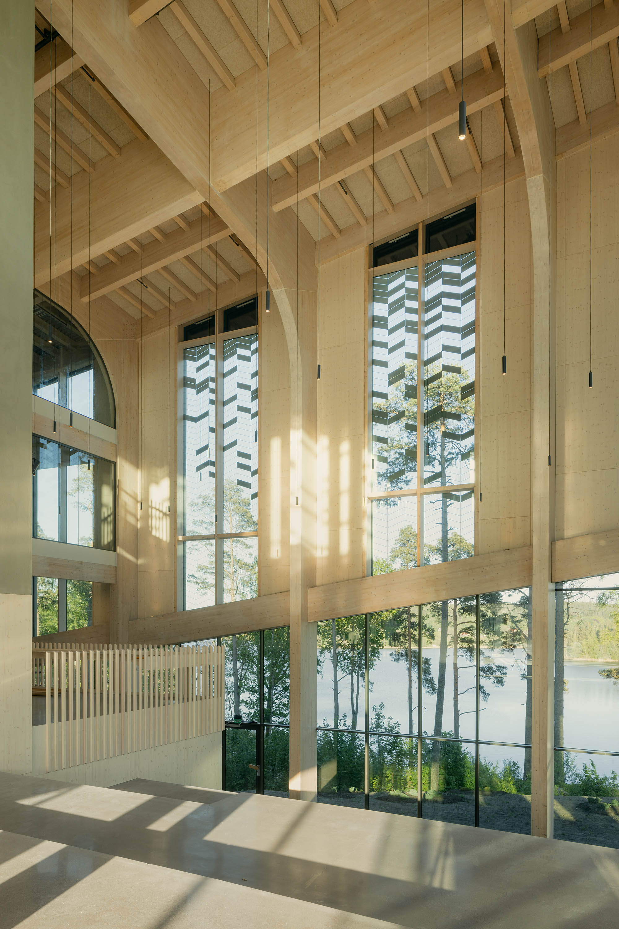 〈レイクハウス・ヴェンデルストランド(Lakehouse Wendelstrand)〉スノヘッタ(Snøhetta)