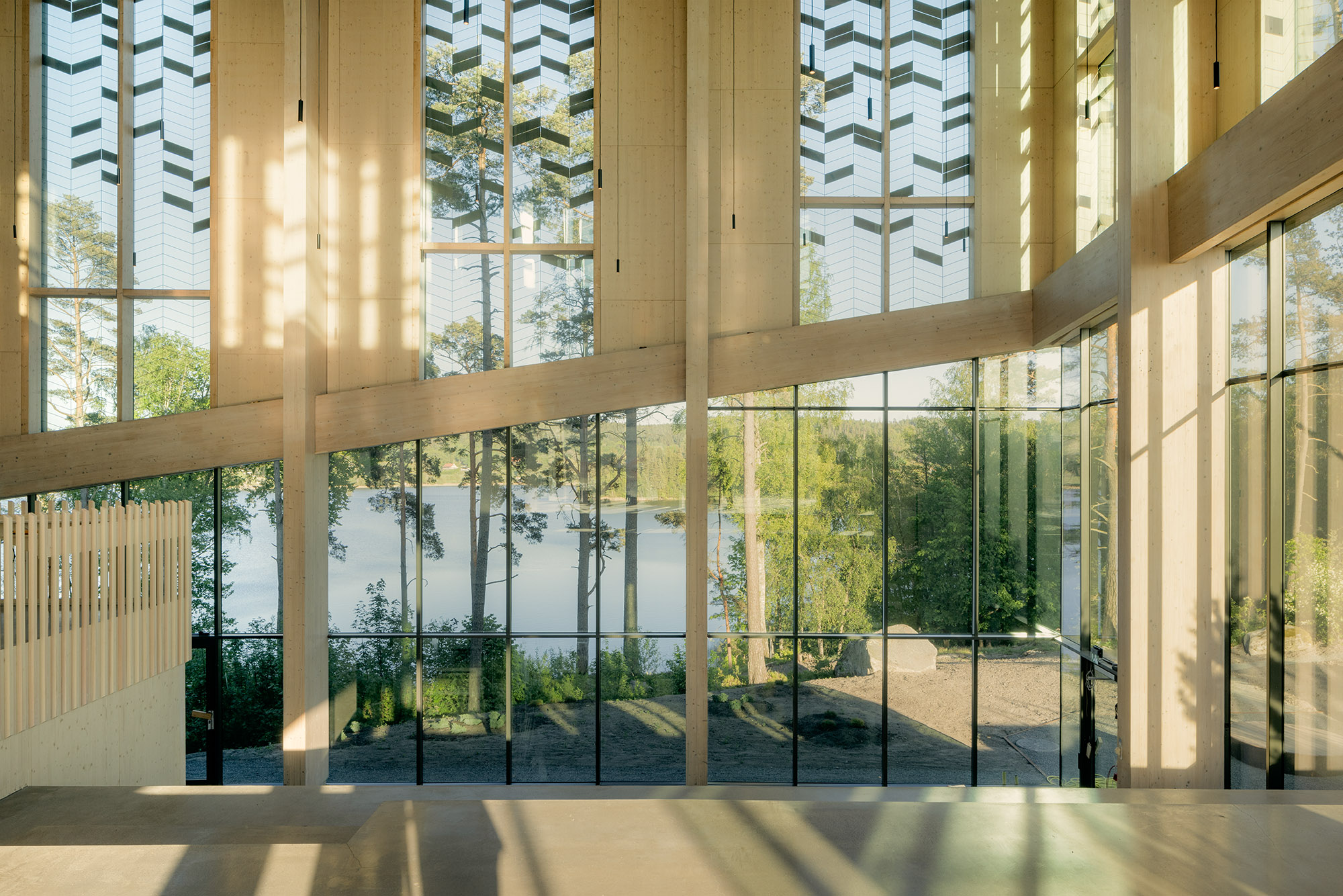 〈レイクハウス・ヴェンデルストランド(Lakehouse Wendelstrand)〉スノヘッタ(Snøhetta)