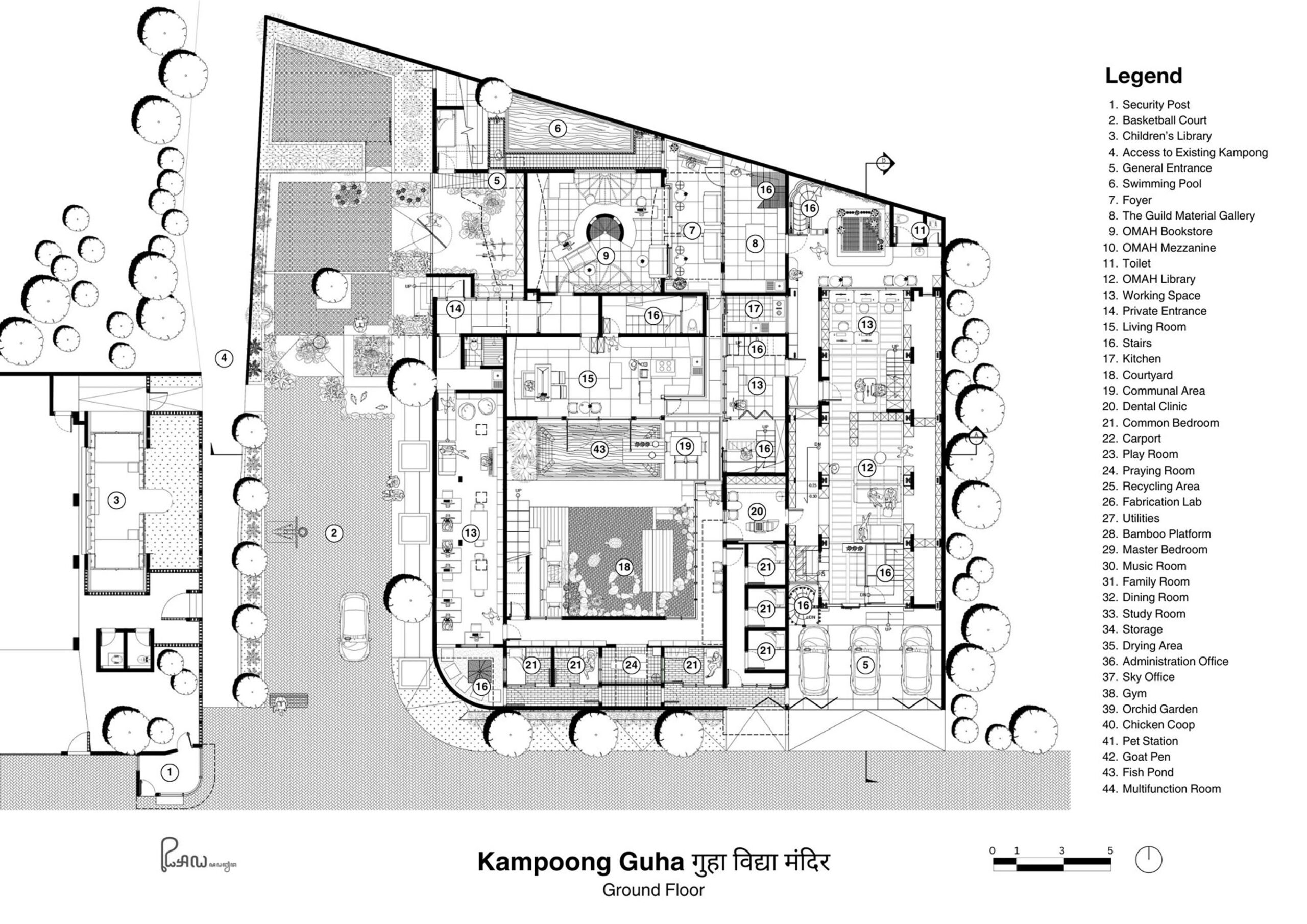 〈Kampoong Guha〉RAW（Realrich Architecture Workshop）