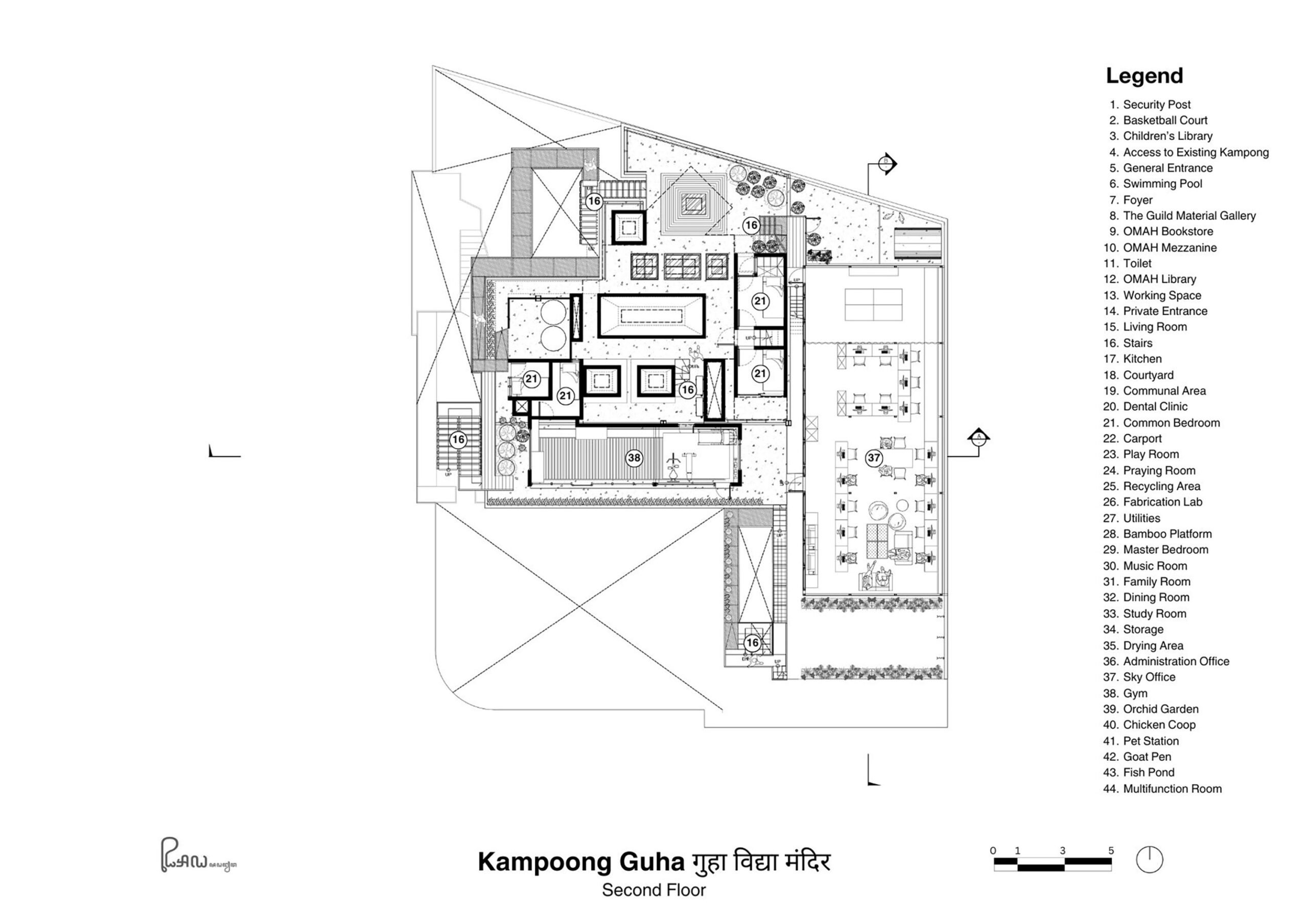 〈Kampoong Guha〉RAW（Realrich Architecture Workshop）