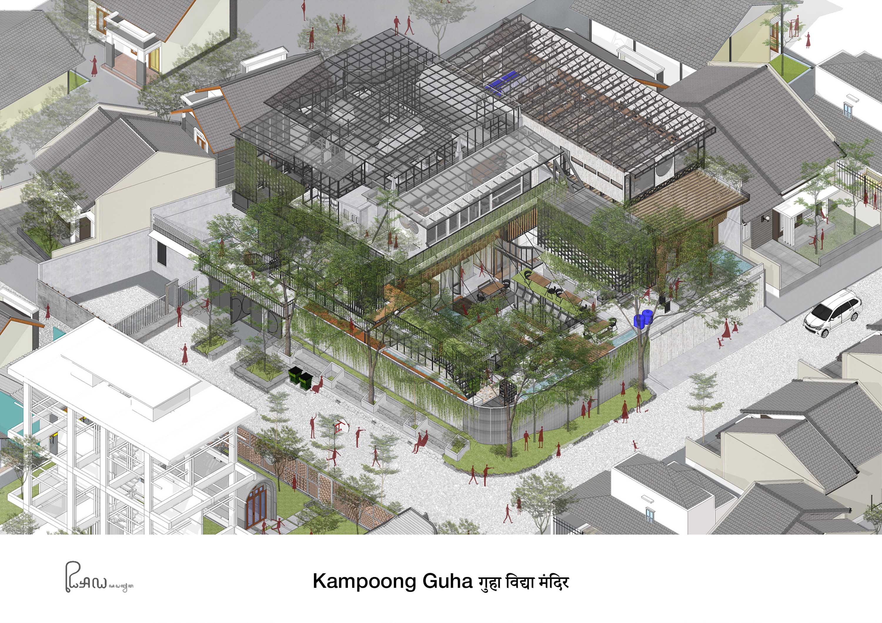 〈Kampoong Guha〉RAW（Realrich Architecture Workshop）