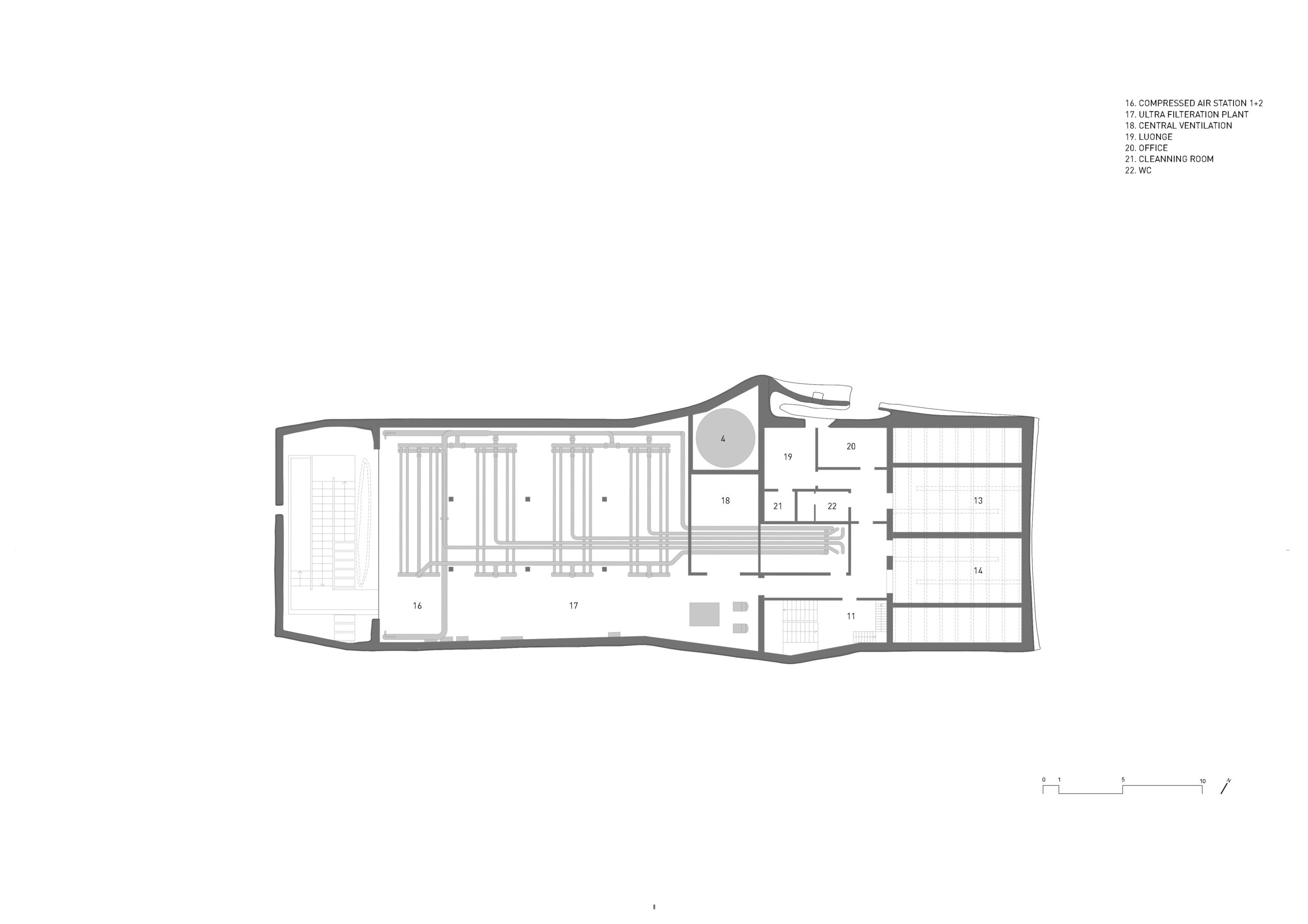 〈ムッテンツ浄水場（Muttenz Water Purification Plant）〉オッペンハイム・アーキテクチャ（Oppenheim Architecture）