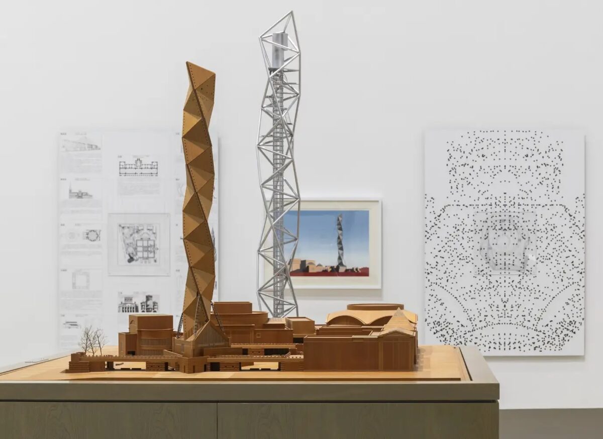 磯崎新〈水戸芸術館〉1990年竣工　展示風景