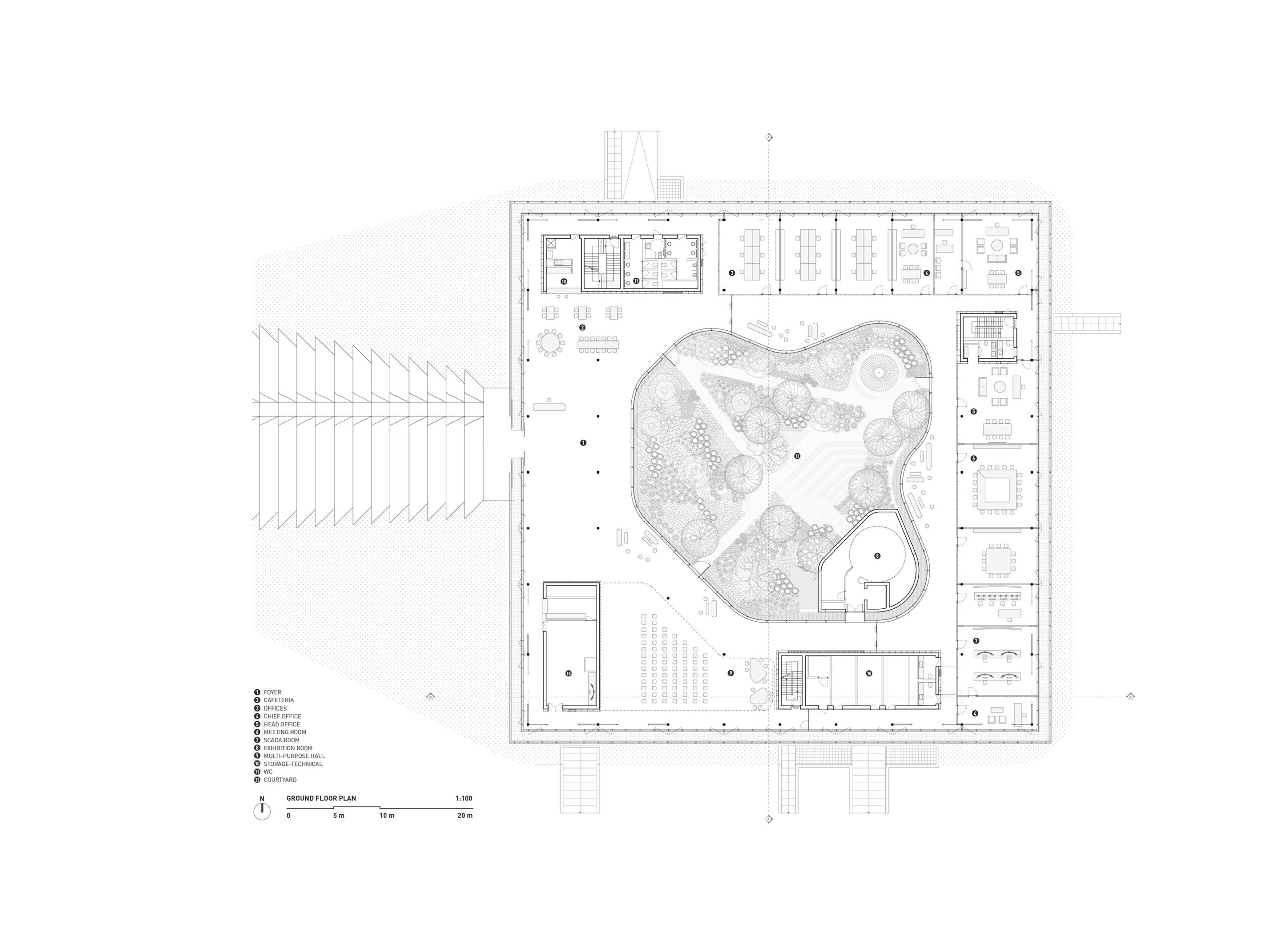 〈Kalyon Karapınar 1.350 MWp SPP – Central Control Building〉Bilgin Architects