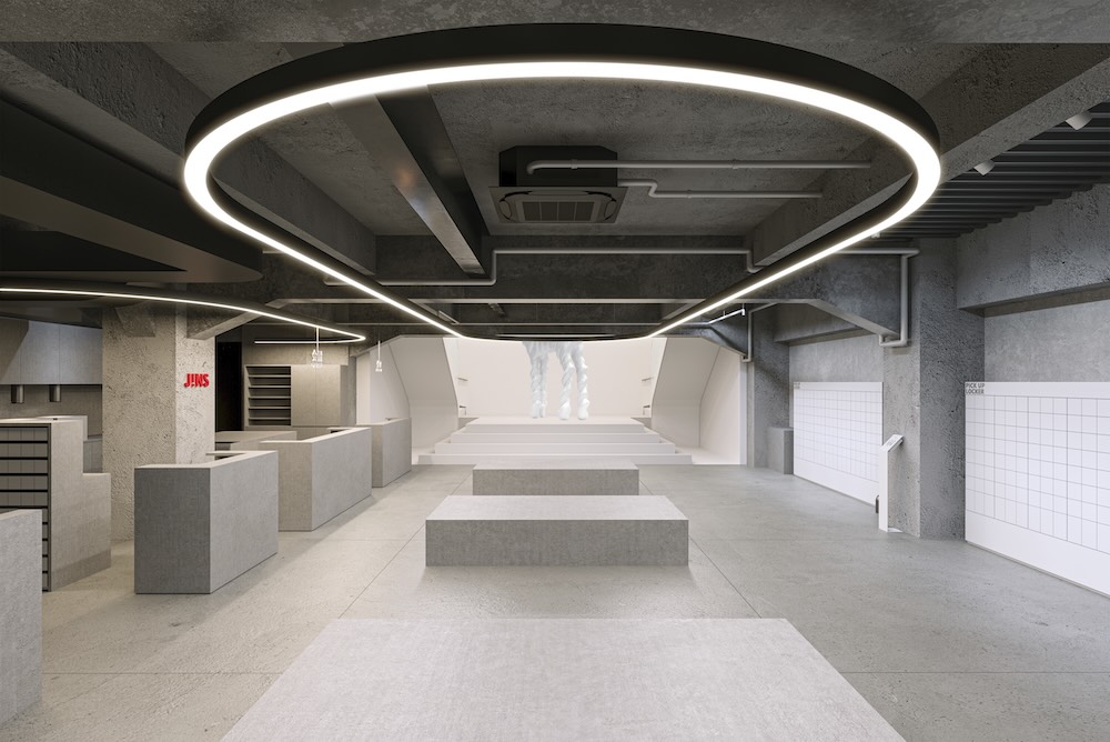 ジンズ JINS銀座店 内観イメージ