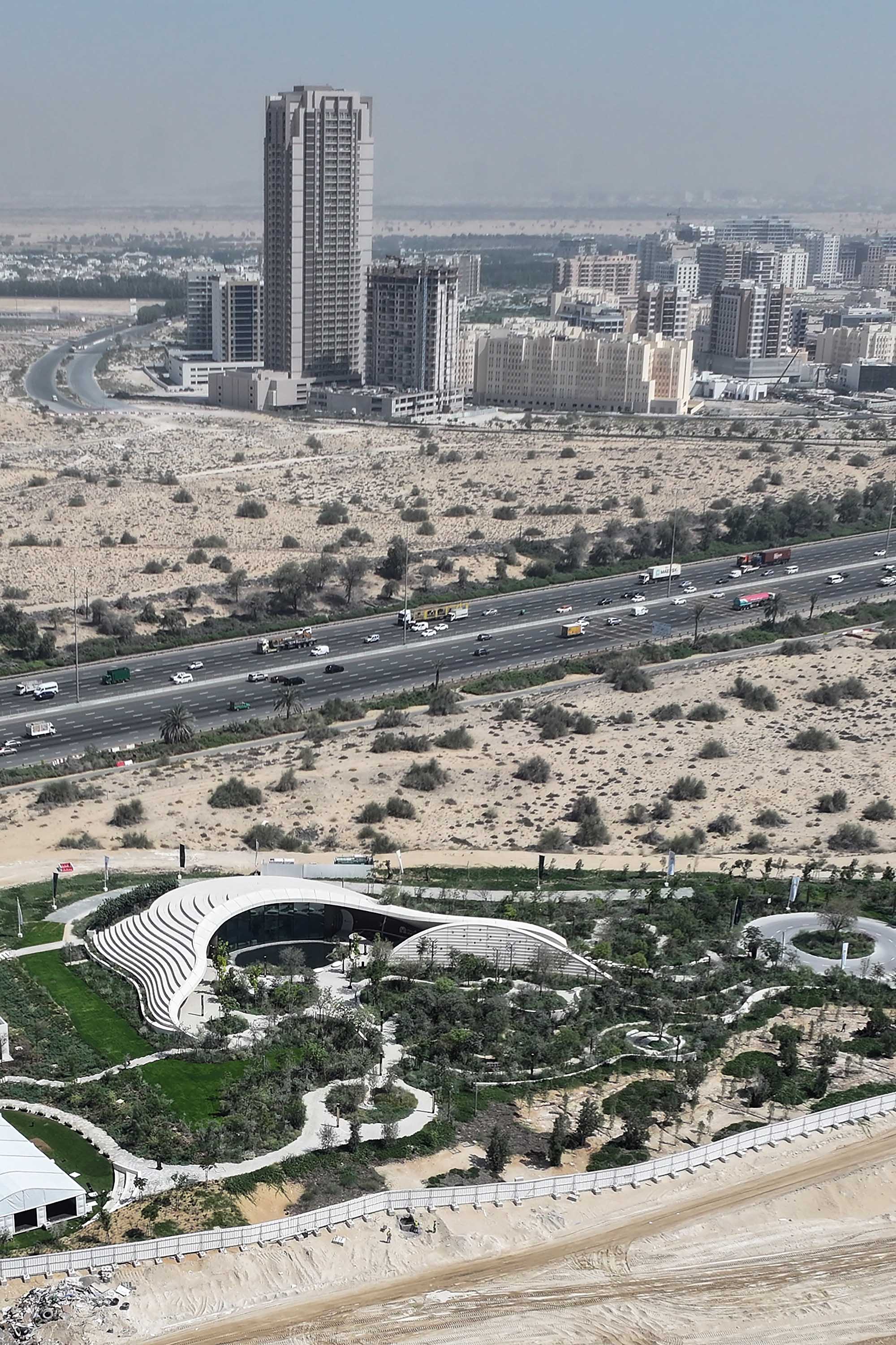 〈ガフ・ウッズ体験センター（Ghaf Woods Experience Centre）〉aoe, STUDIOI