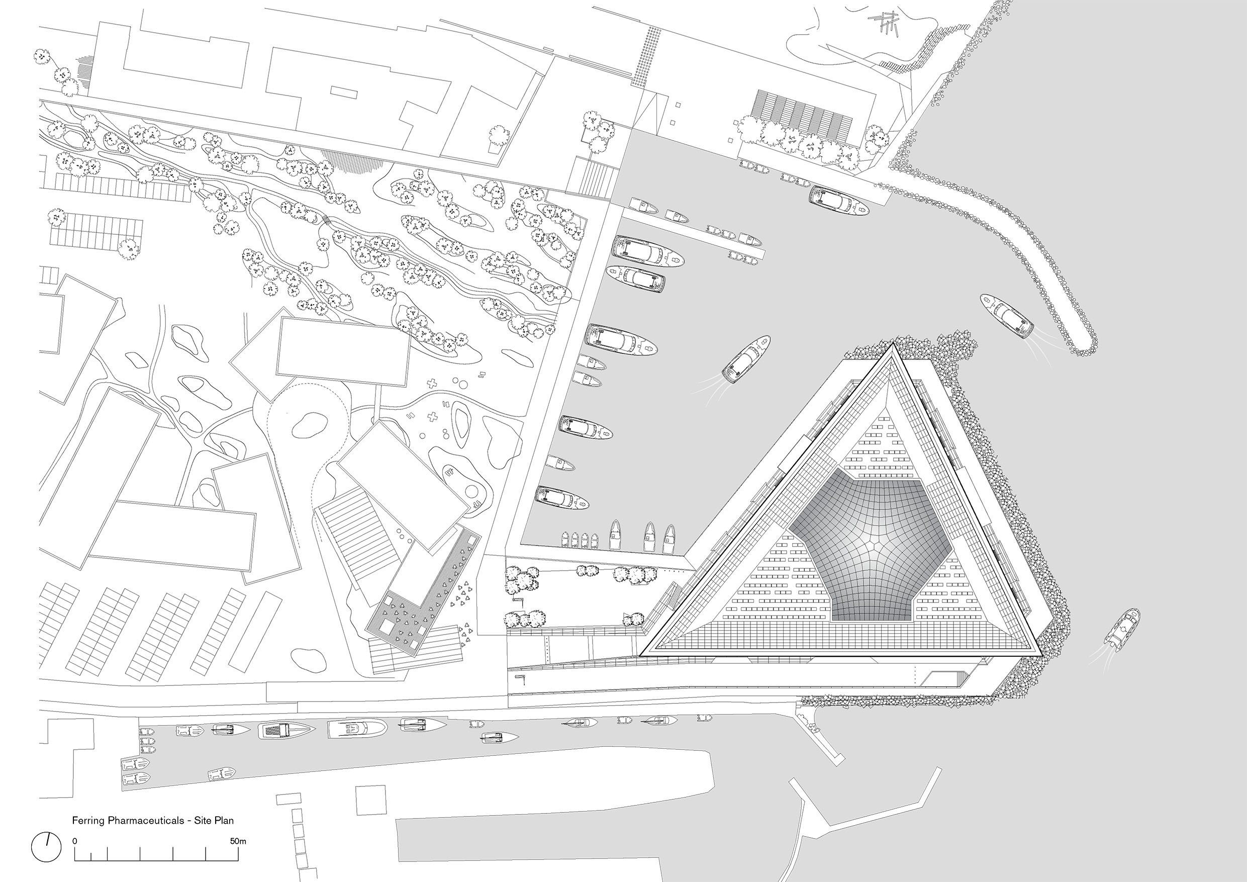 〈Soundport, Ferring Pharmaceuticals A/S〉フォスター アンド パートナーズ（Foster＋Partners）