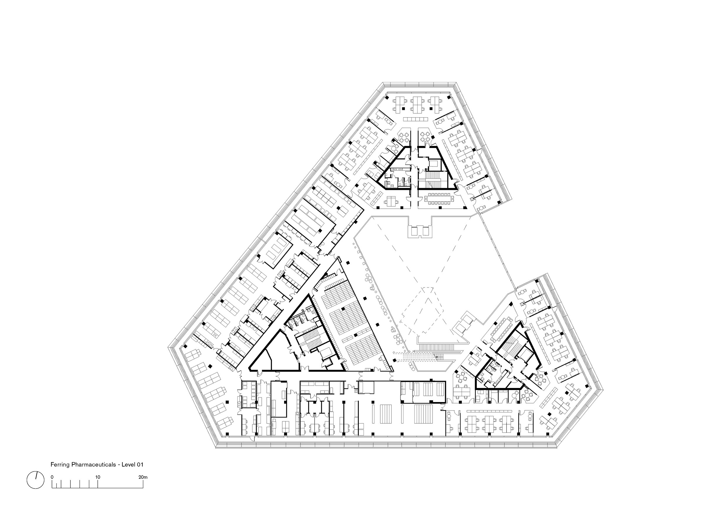 〈Soundport, Ferring Pharmaceuticals A/S〉フォスター アンド パートナーズ（Foster＋Partners）