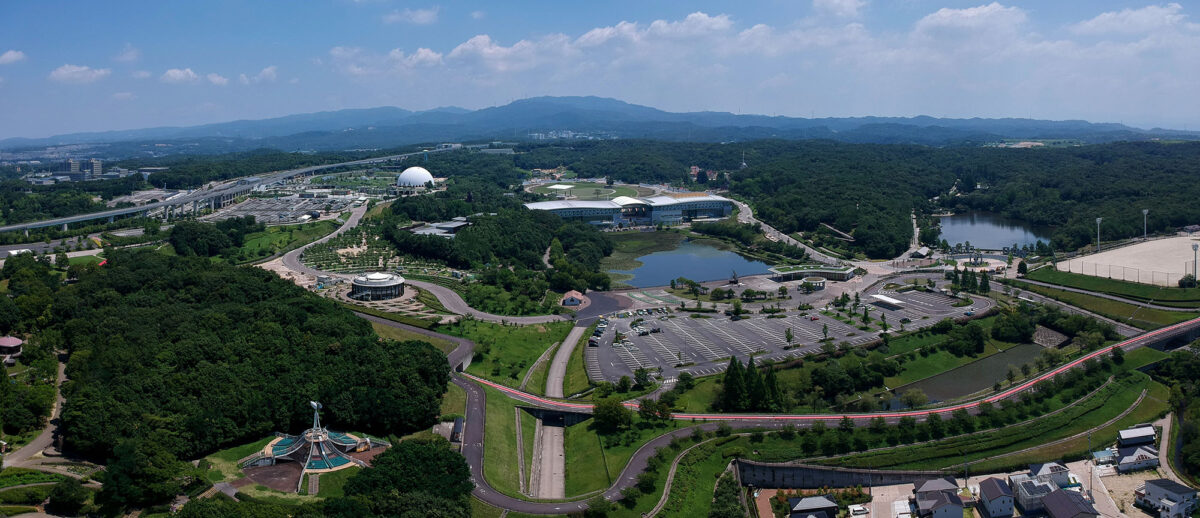 モリコロパークの全景風景 Photo by zheng qiang / Adobe Stock