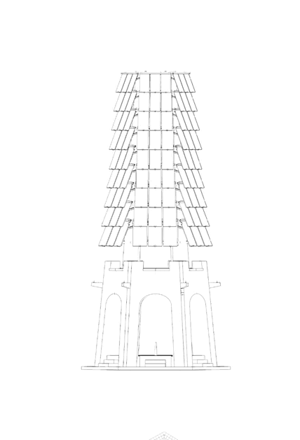 〈シルクロードタワー（Silk Road Tower）〉XJデザインエージェンシー（XJ Design Agency）