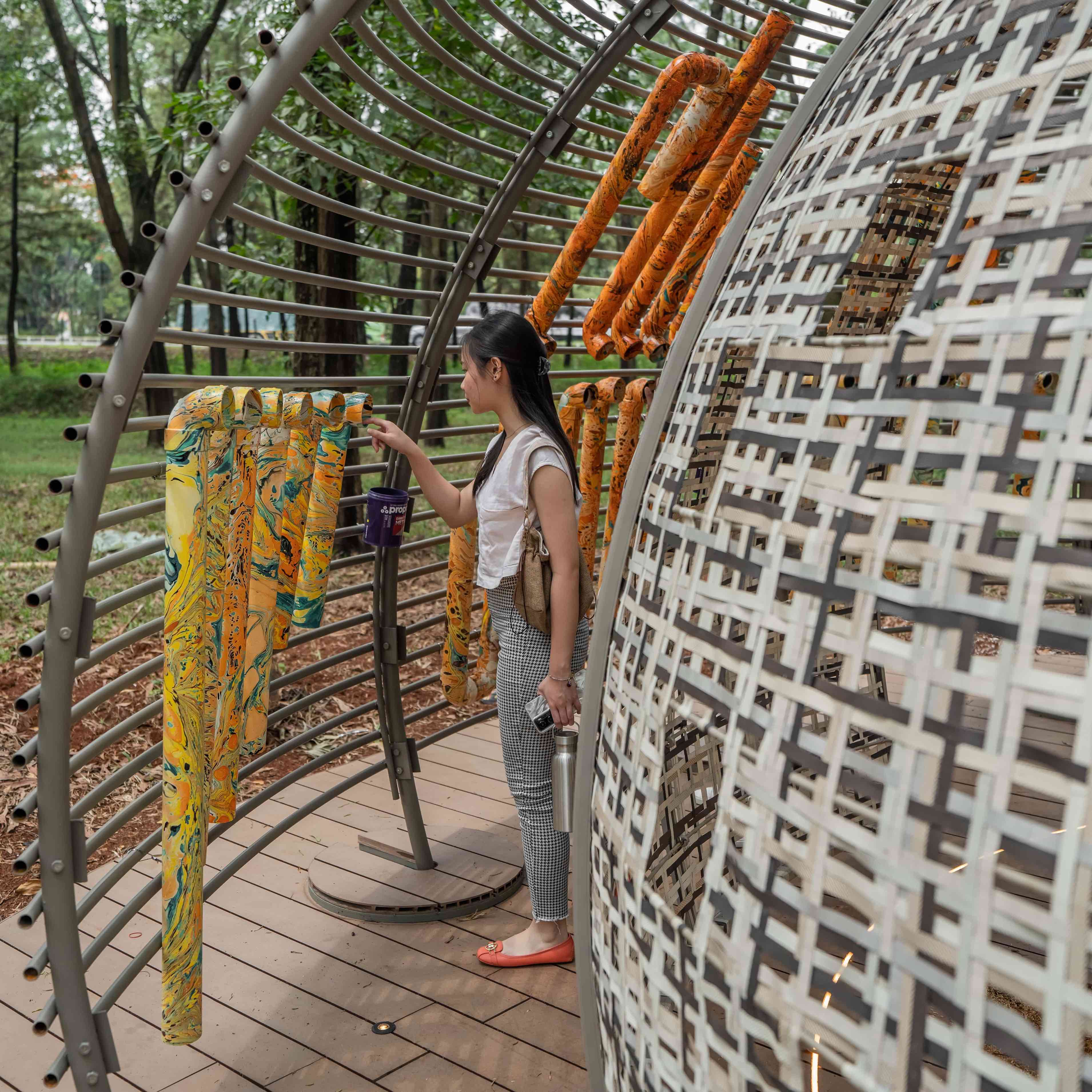 〈キネマティック・パビリオン（Kinematic Pavilion）〉ヘレン・アグスティン・スタジオ（Helen Agustine Studio）