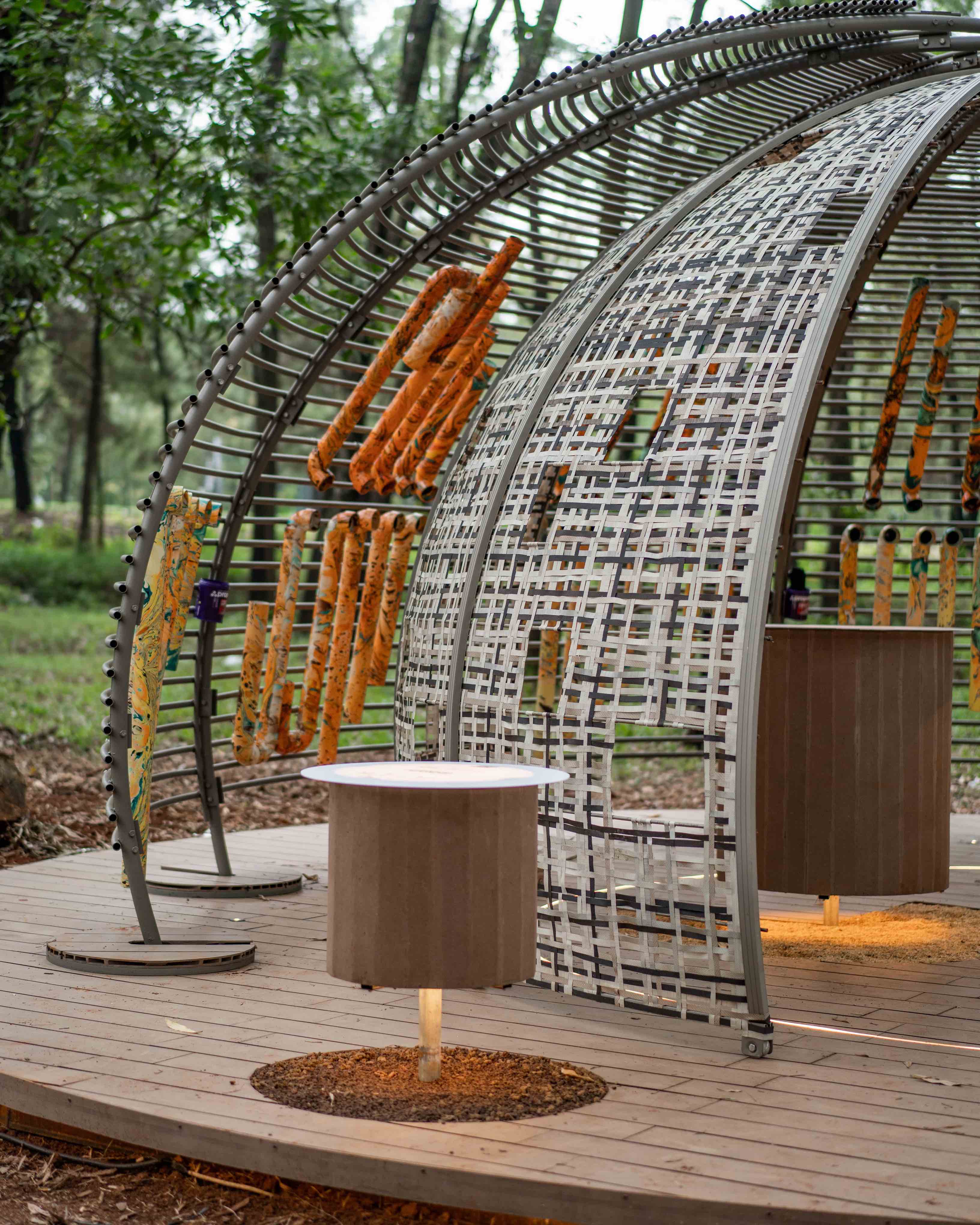 〈キネマティック・パビリオン（Kinematic Pavilion）〉ヘレン・アグスティン・スタジオ（Helen Agustine Studio）