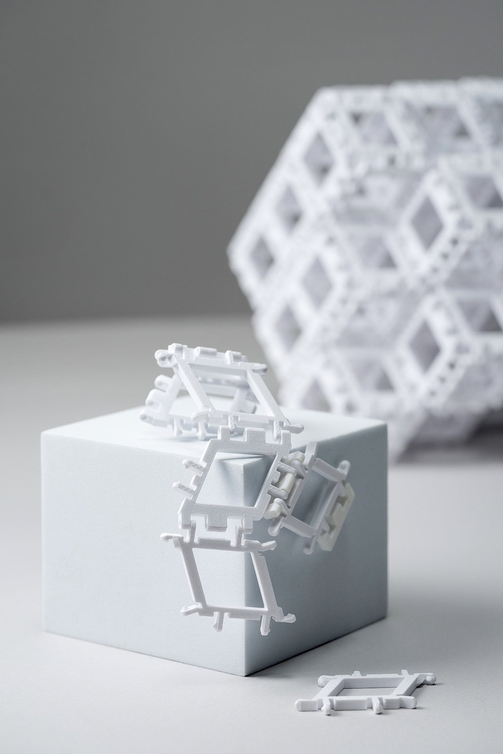 宗 賢太郎、舘 知宏 〈折り変形と空間充填が可能なモジュールパズル〉 