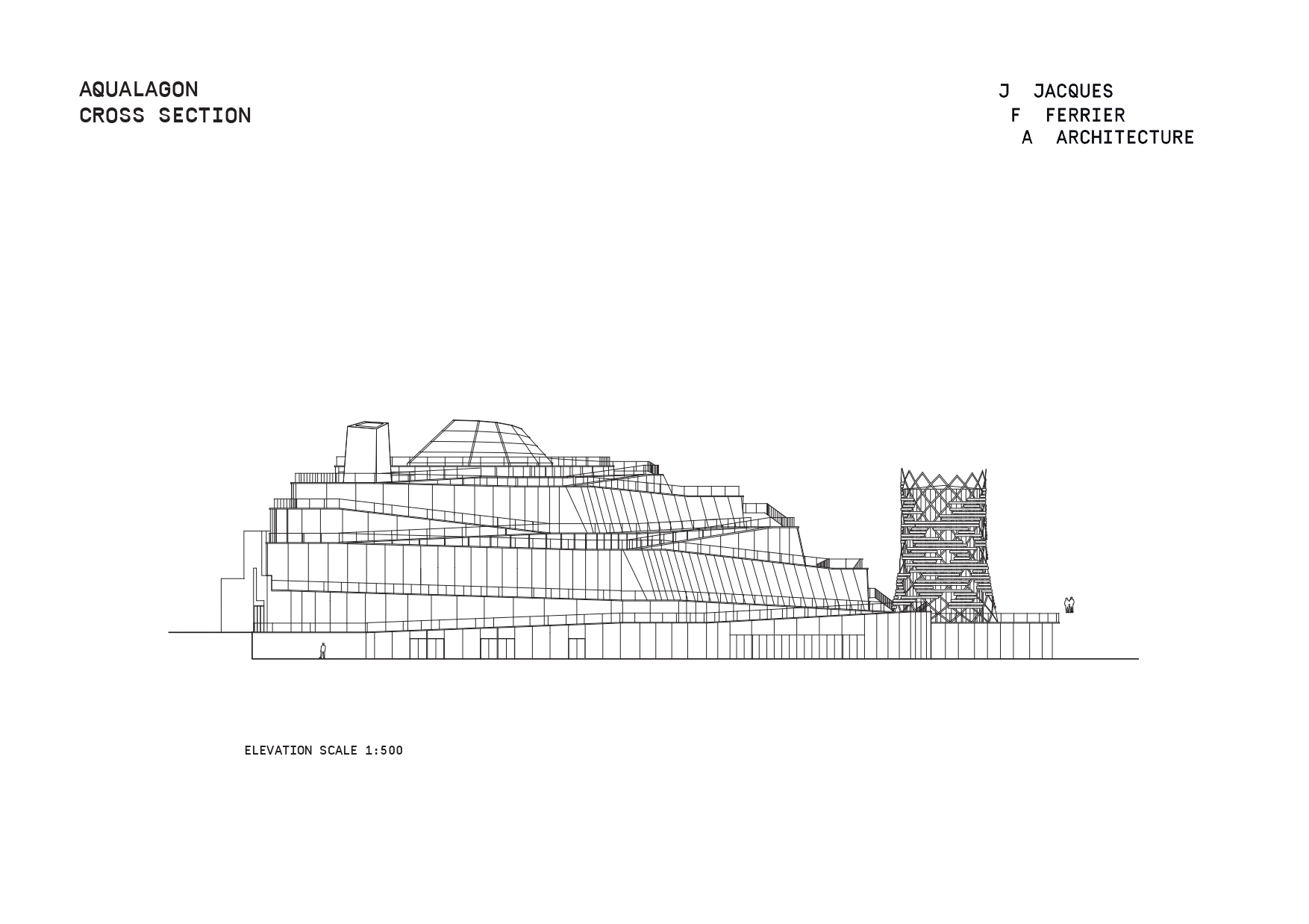 〈ウォーターパーク・アクアラゴン（Water park AQUALAGON）〉フェリエ・マルケッティ・スタジオ（Ferrier Marchetti Studio）