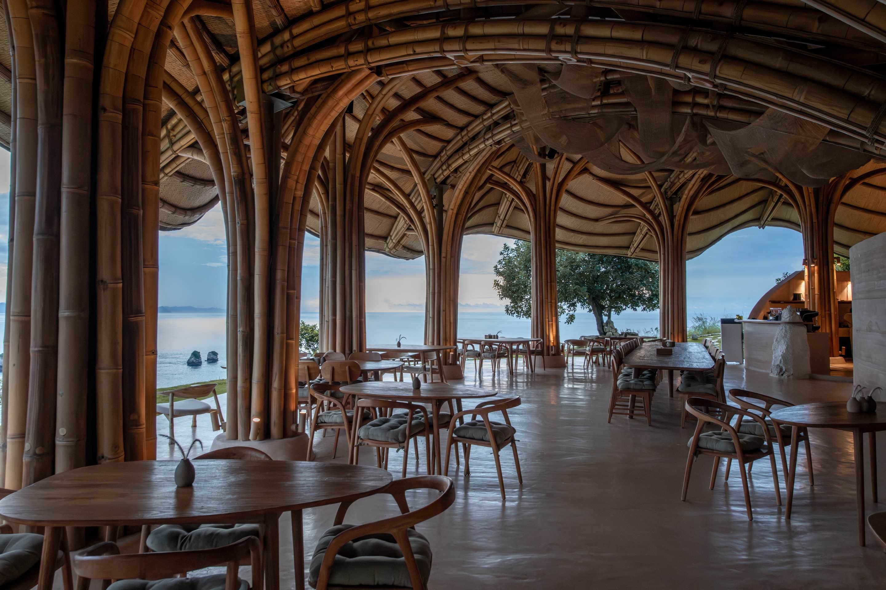 〈シェル・レストラン（Shell Restaurant）〉パブロ・ルナ・スタジオ（Pablo Luna Studio）