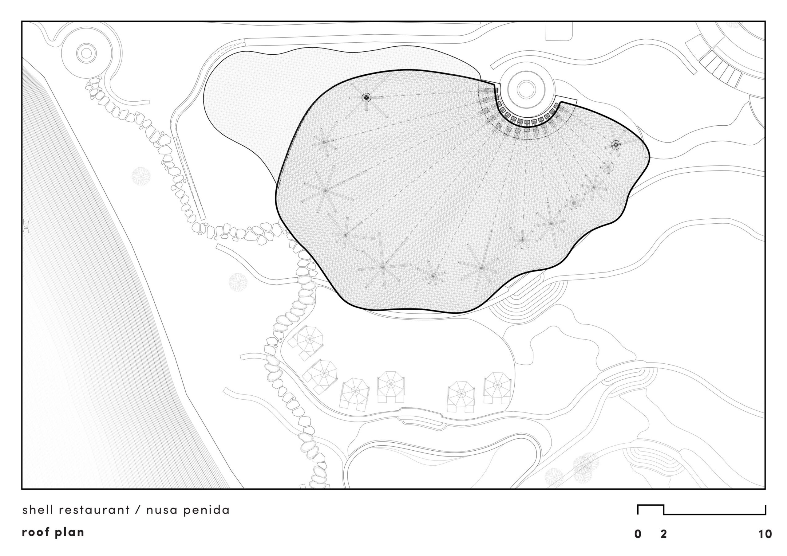 〈シェル・レストラン（Shell Restaurant）〉パブロ・ルナ・スタジオ（Pablo Luna Studio）