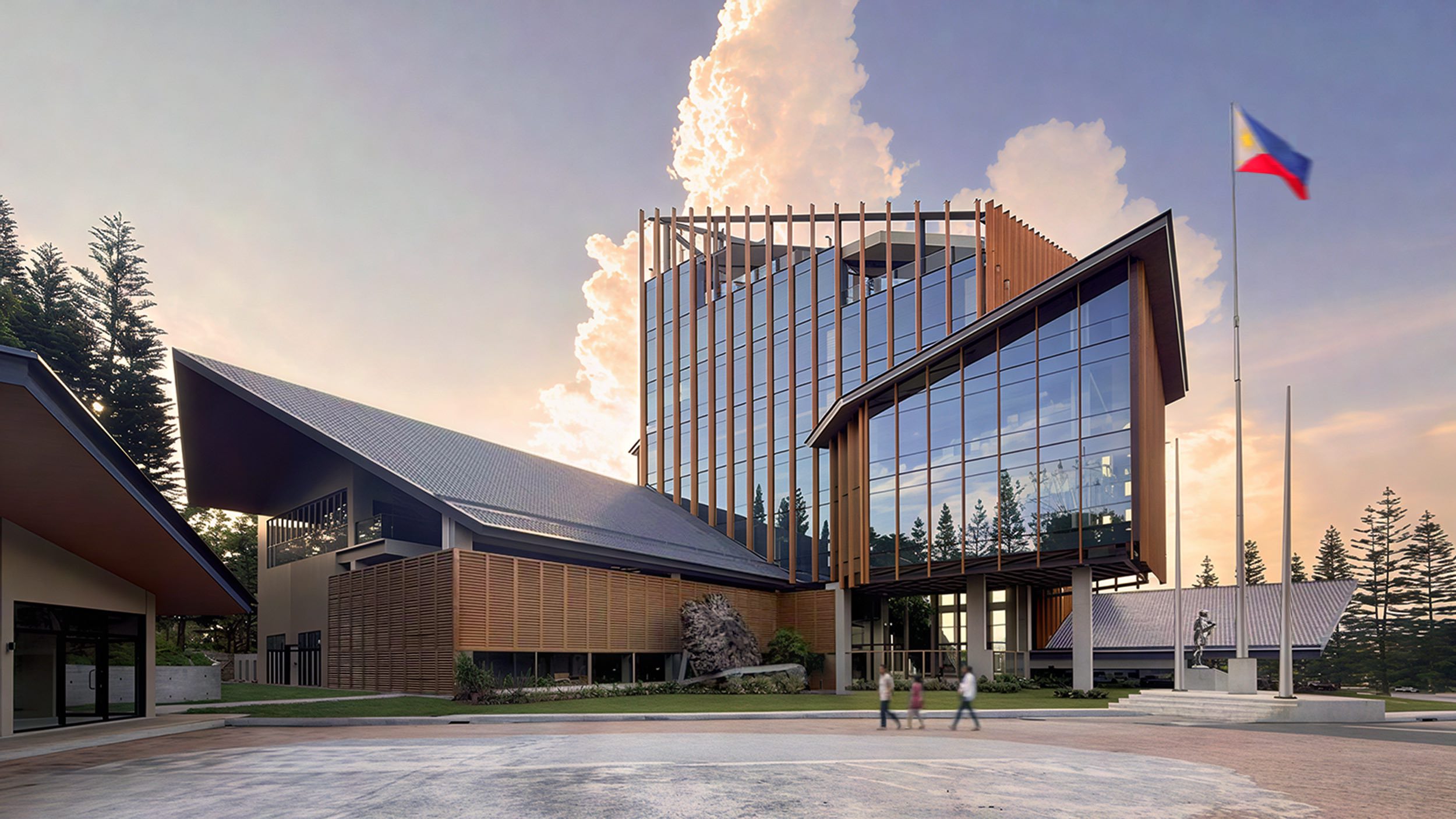 〈タガイタイ市庁舎（Tagaytay City Hall）〉WTA Architecture and Design Studio