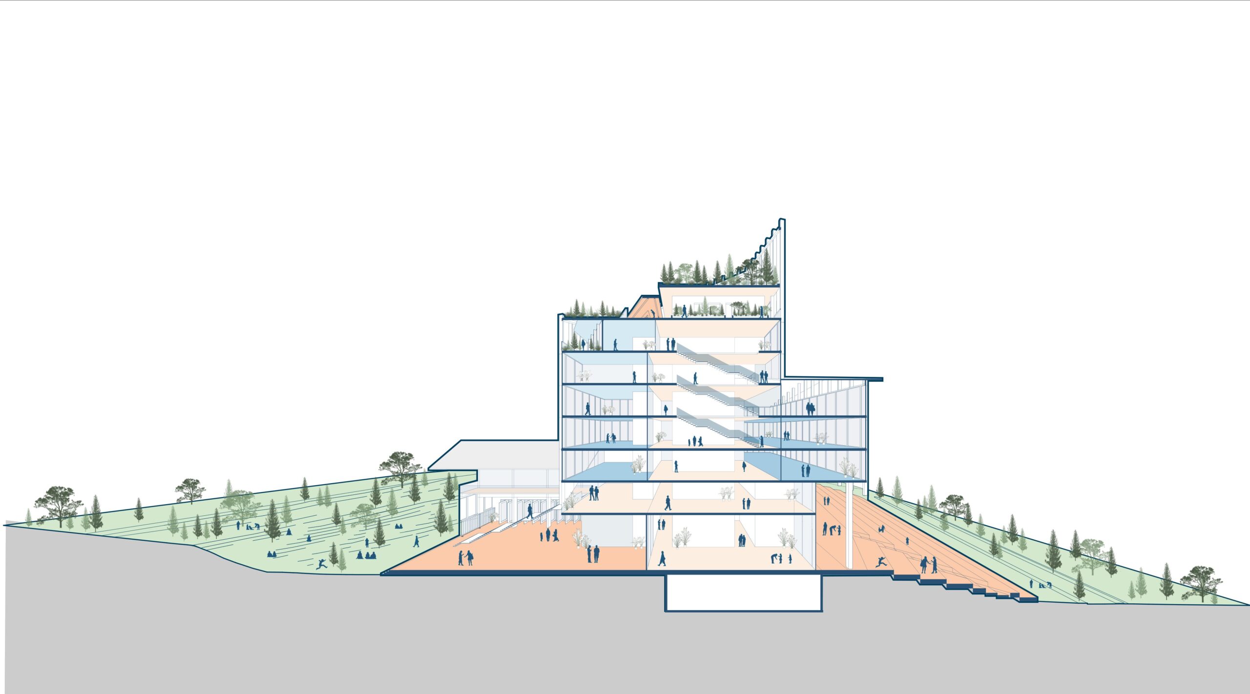 〈タガイタイ市庁舎（Tagaytay City Hall）〉WTA Architecture and Design Studio