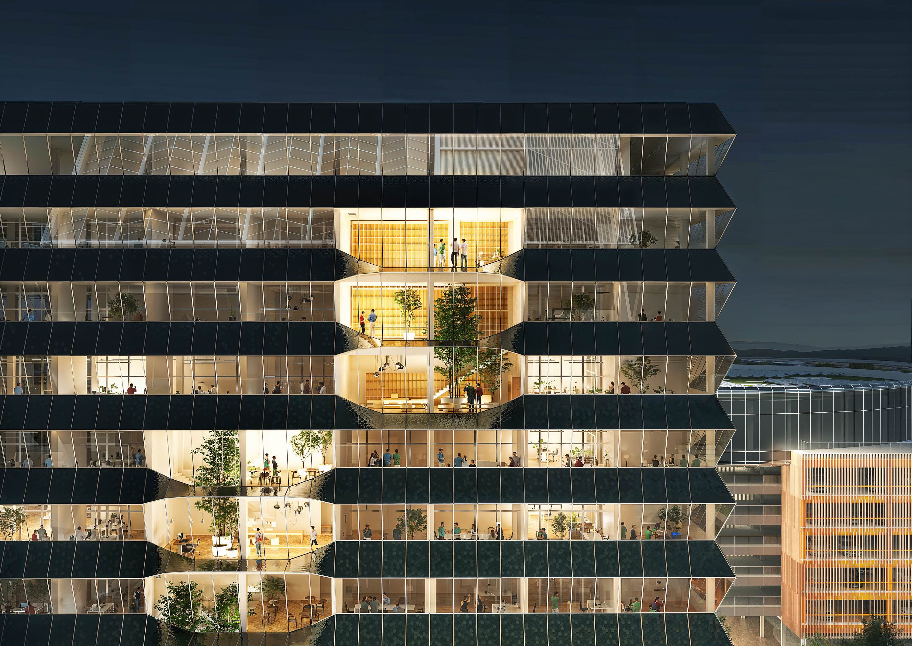 〈イノベーション・パーク・AI（IPAI：Innovation Park Artificial Intelligence）〉MVRDV