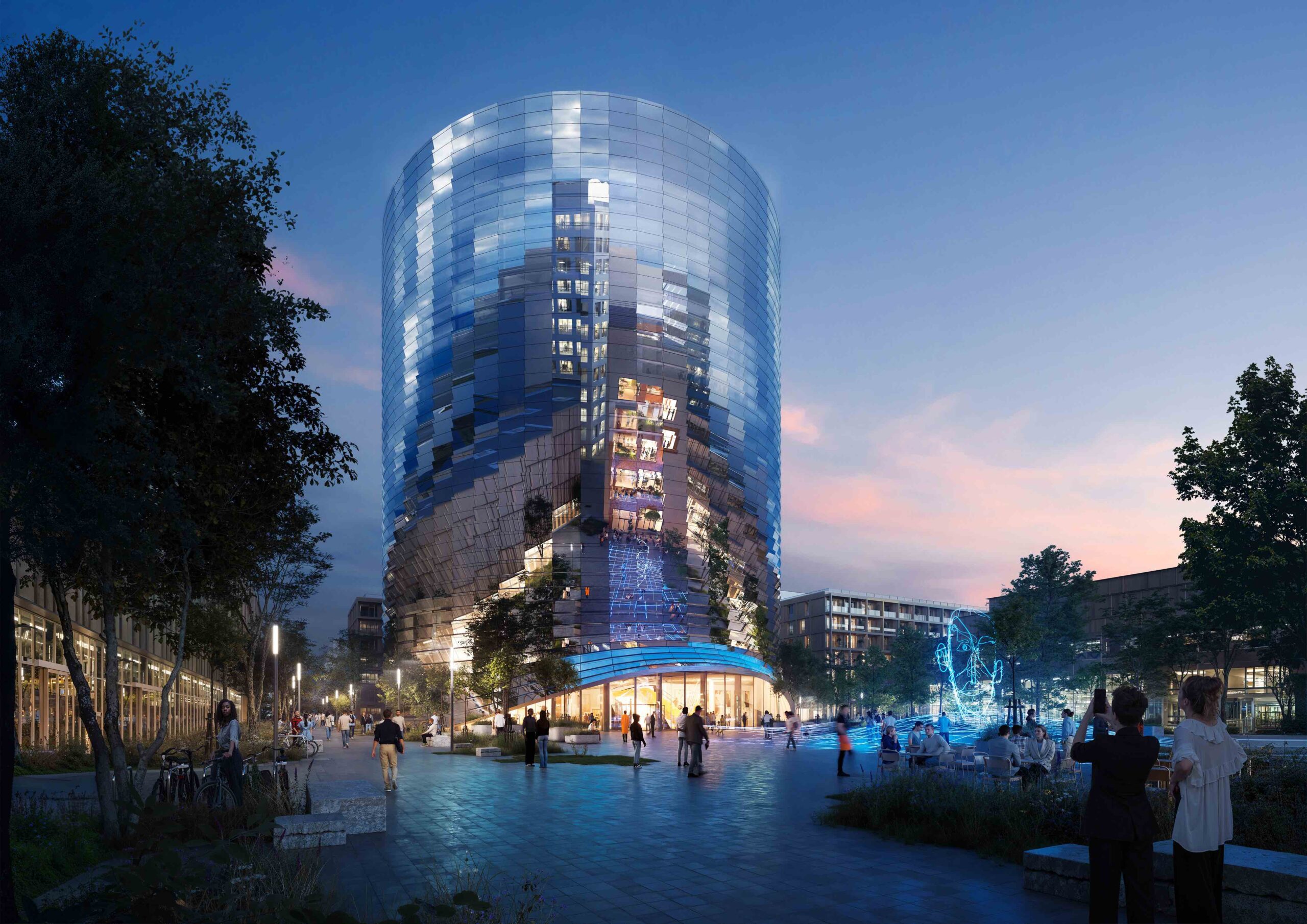 〈イノベーション・パーク・AI（IPAI：Innovation Park Artificial Intelligence）〉MVRDV