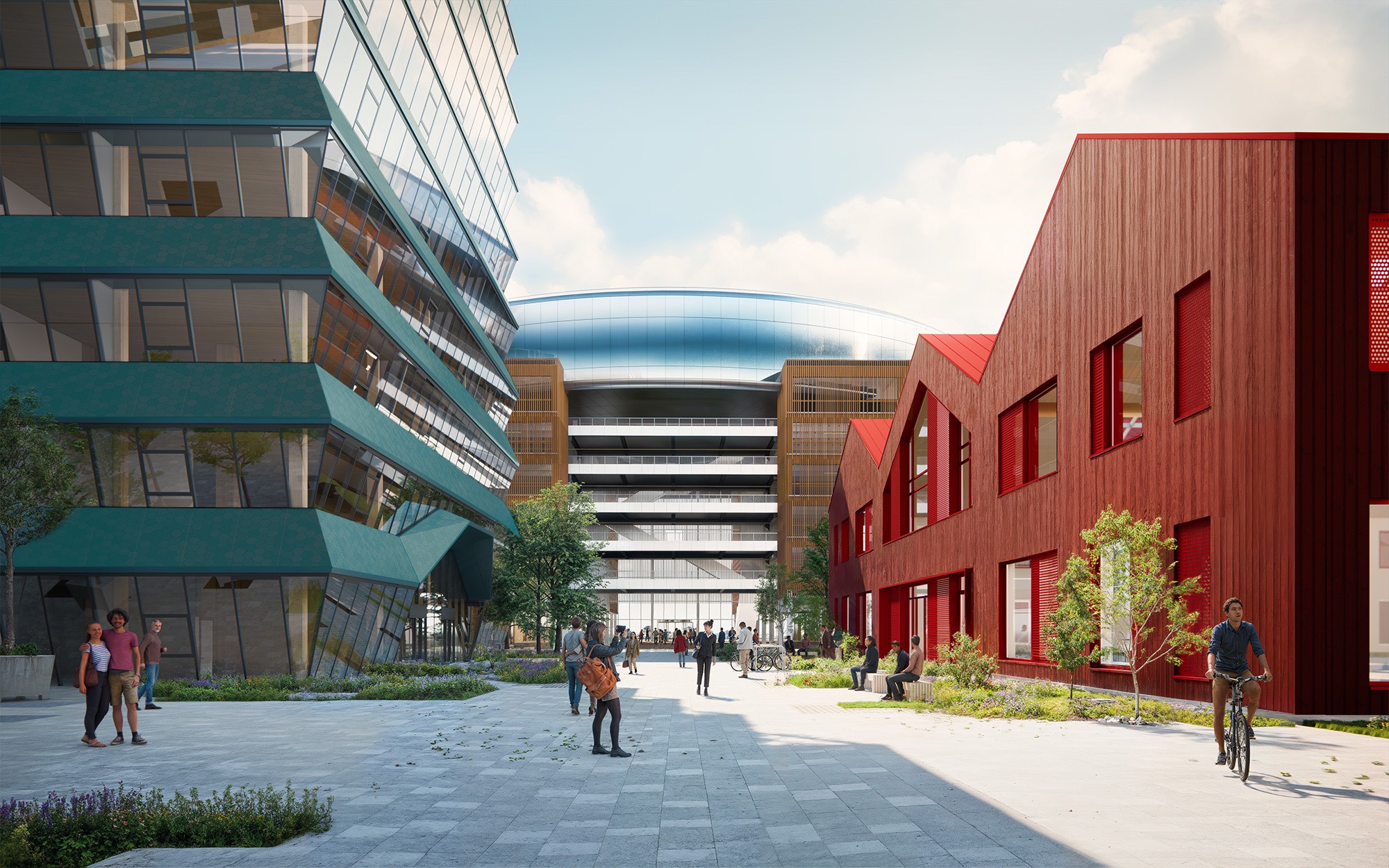 〈イノベーション・パーク・AI（IPAI：Innovation Park Artificial Intelligence）〉MVRDV