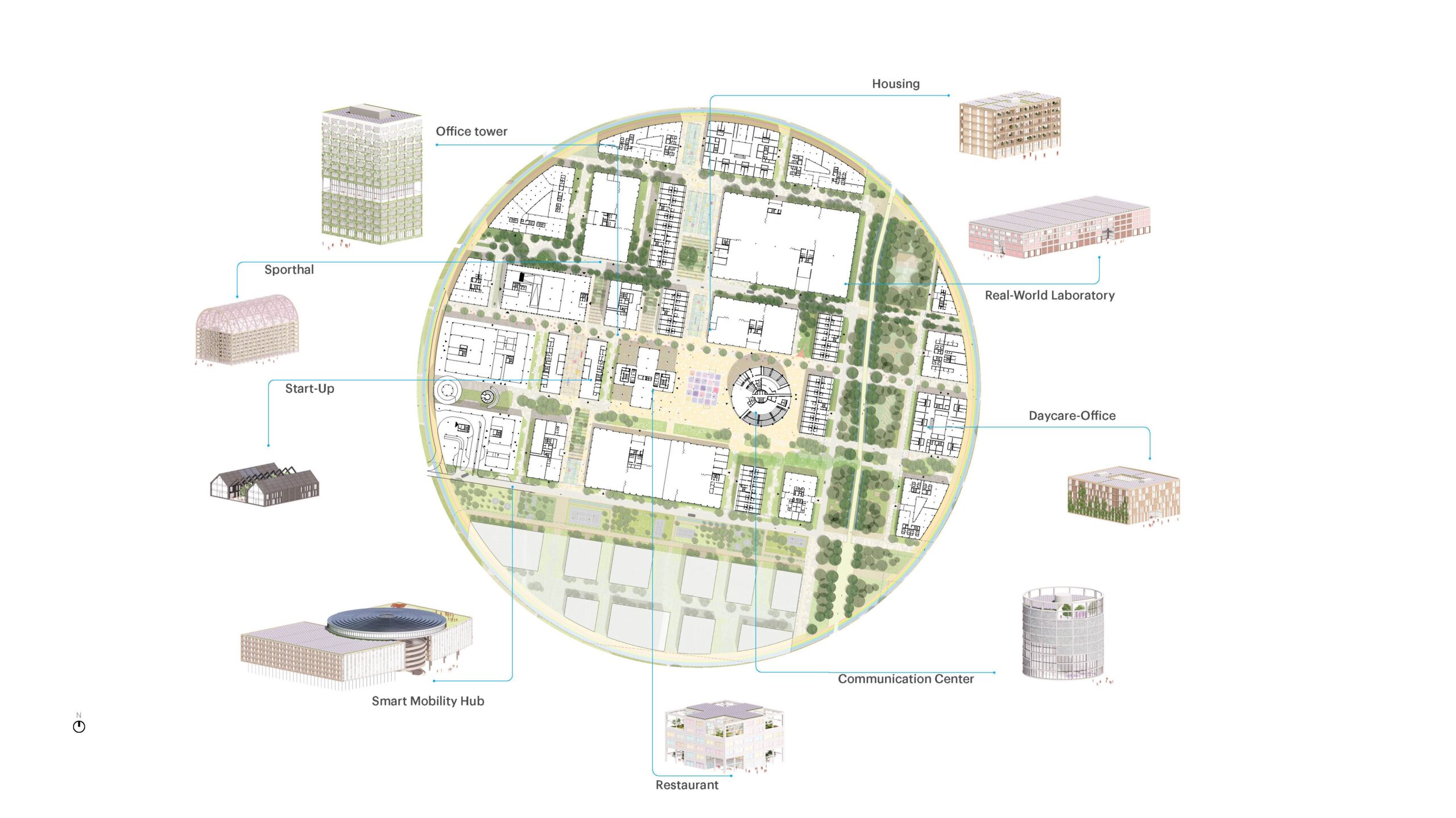 〈イノベーション・パーク・AI（IPAI：Innovation Park Artificial Intelligence）〉MVRDV