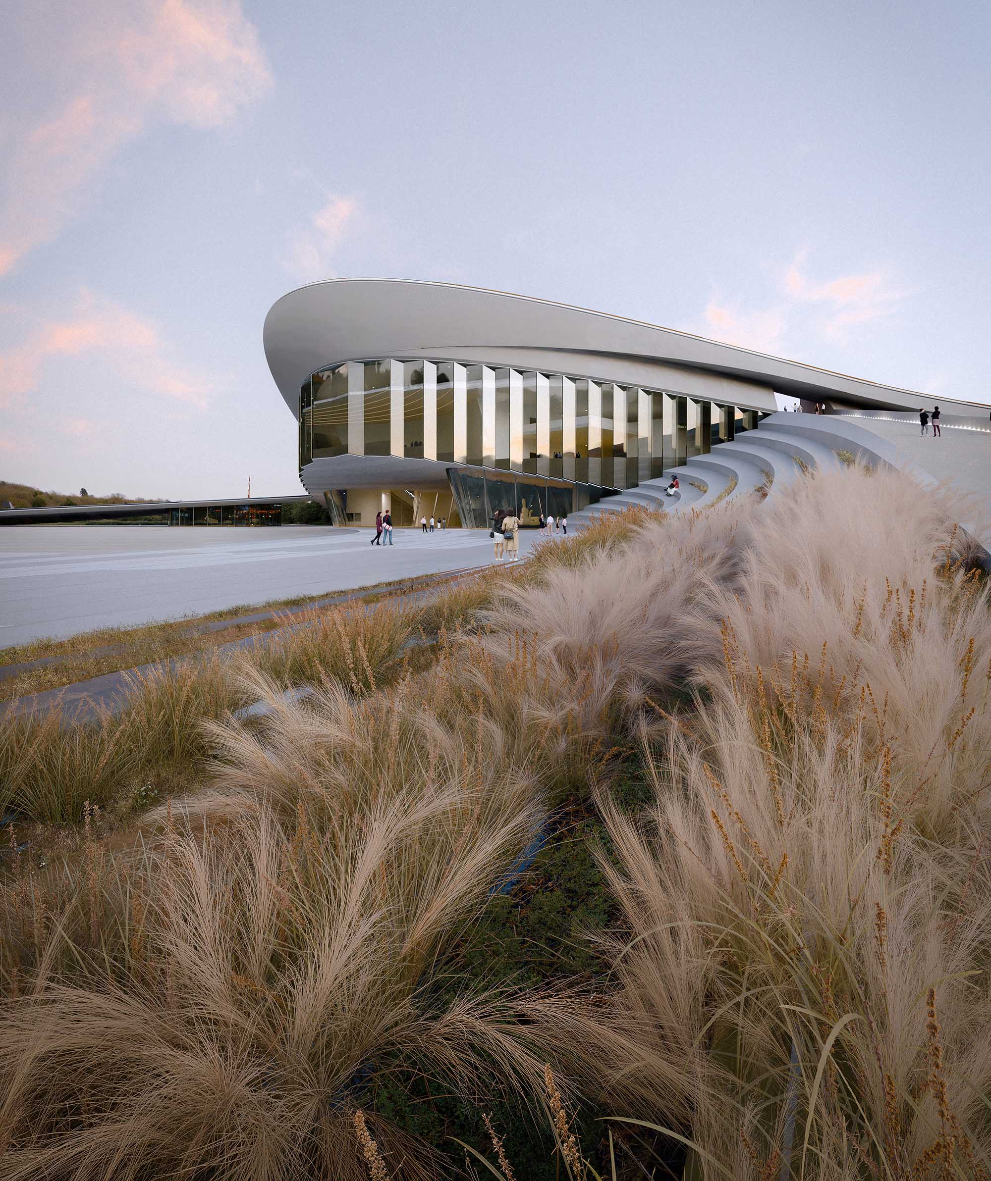 〈杭州銭塘湾美術館（Hangzhou Qiantang Bay Art Museum）〉スノヘッタ（Snøhetta）