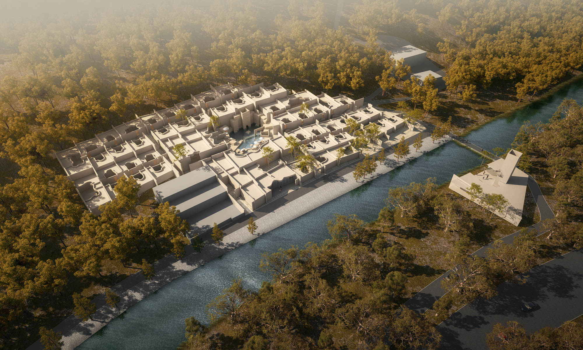 〈ハーミット・リゾート（Hermit Resort）〉Domain Architects