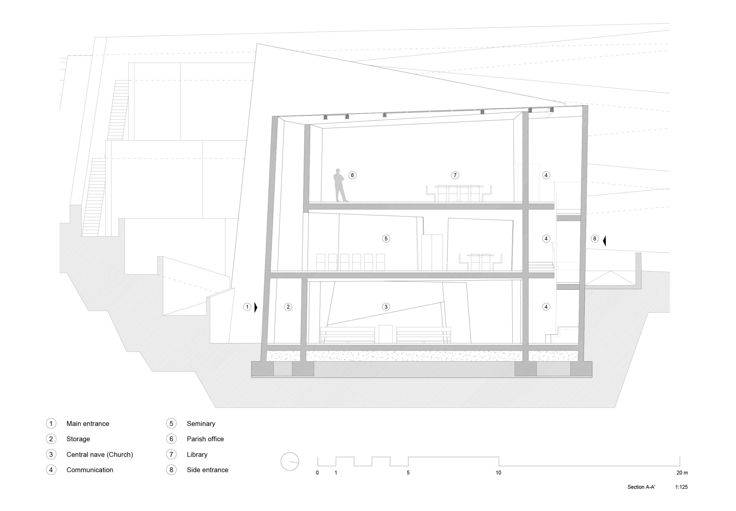 〈ラス・チュンベラス聖贖罪者教会・コミュニティセンター（The Holy Redeemer Church and Community Centre of Las Chumberas）〉フェルナンド・メニス（Fernando Menis）
