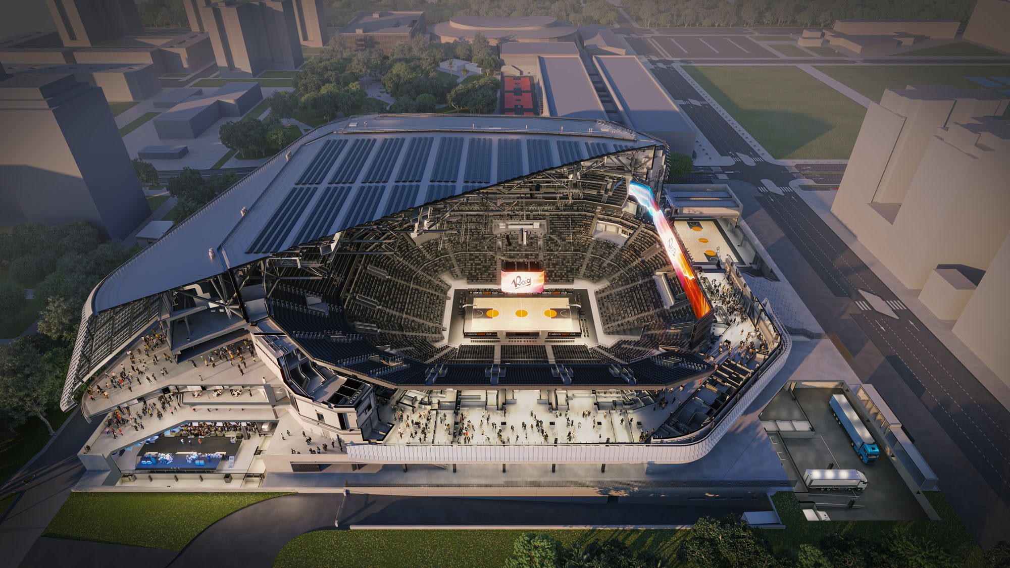 〈ロイグ・アリーナ（Roig Arena）〉ERRE、HOK