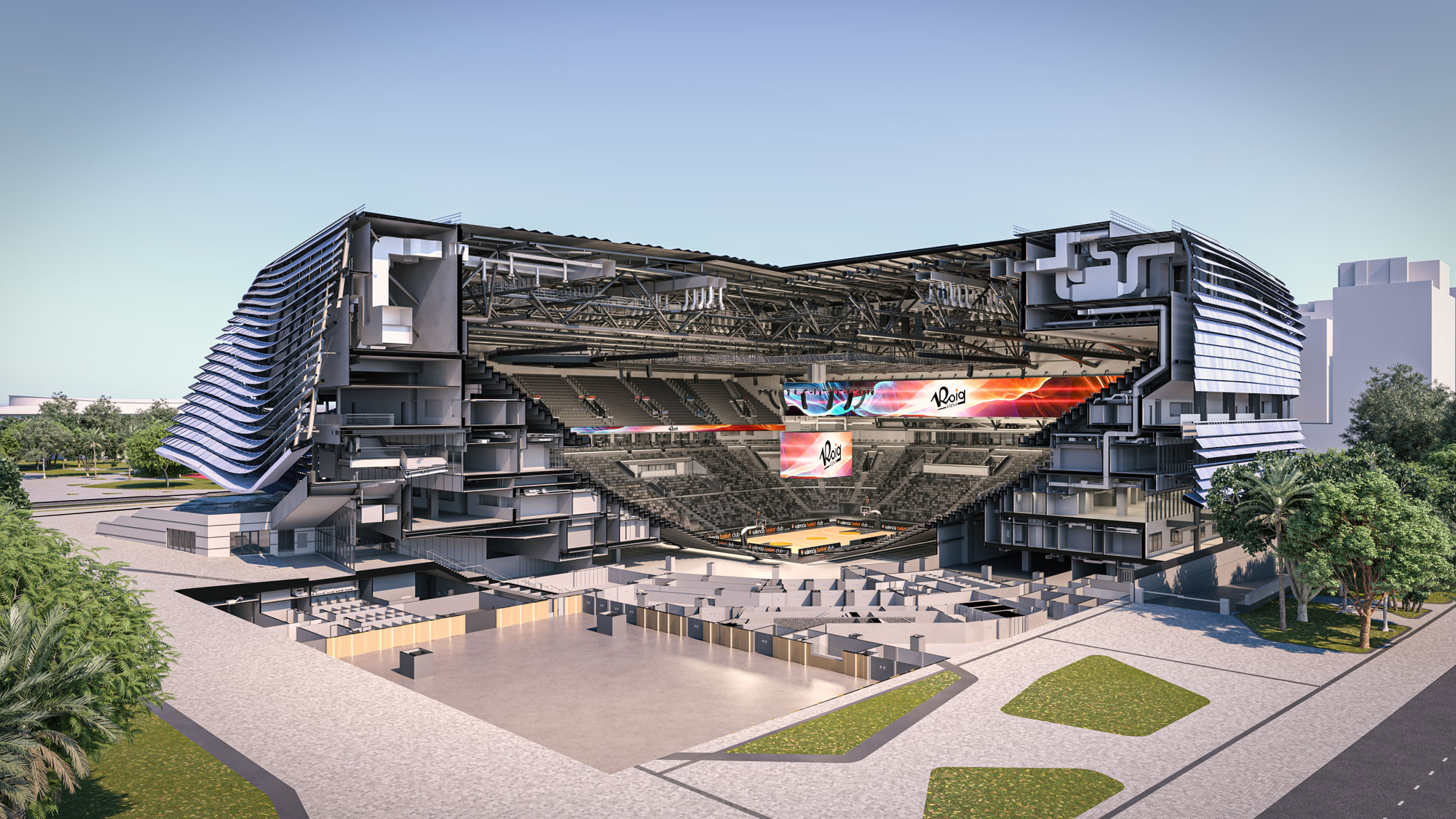 〈ロイグ・アリーナ（Roig Arena）〉ERRE、HOK