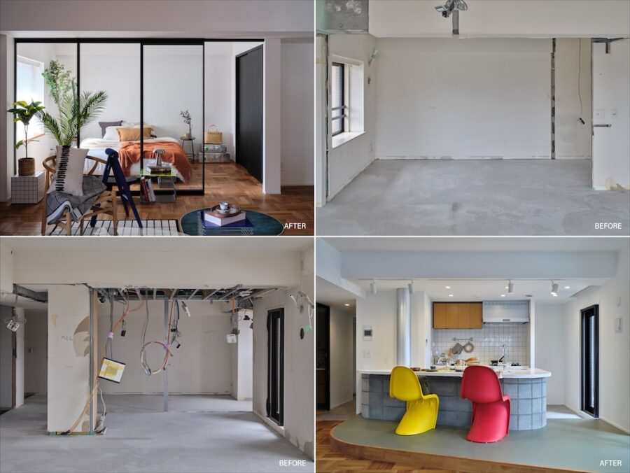 PASS THE BATONがコスモスイニシアが販売する中古マンションの1室をプロデュースしてリノベーション