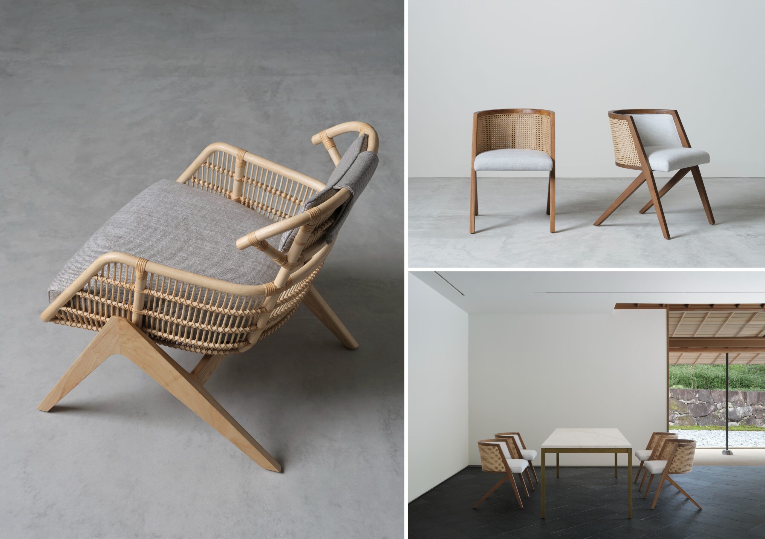 by interiors（バイ インテリアズ）が榊田倫之がデザインしたのラタン