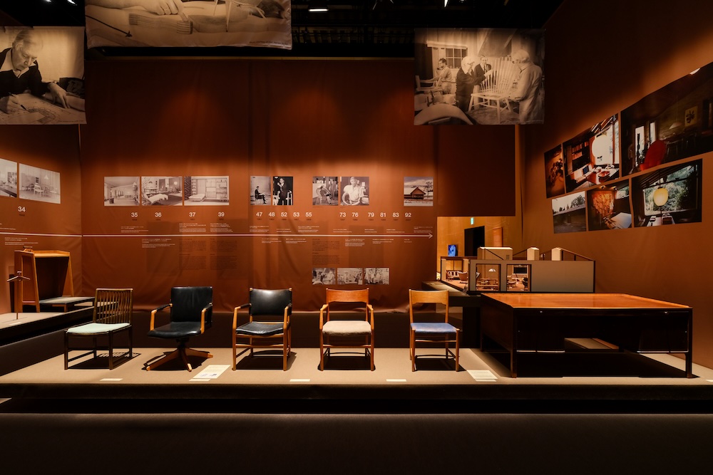 「織田コレクション　ハンス・ウェグナー展　至高のクラフツマンシップ」会場写真