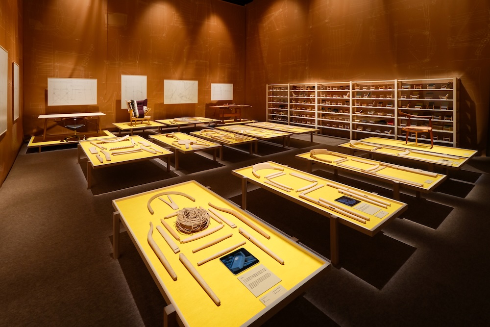 「織田コレクション　ハンス・ウェグナー展　至高のクラフツマンシップ」会場写真