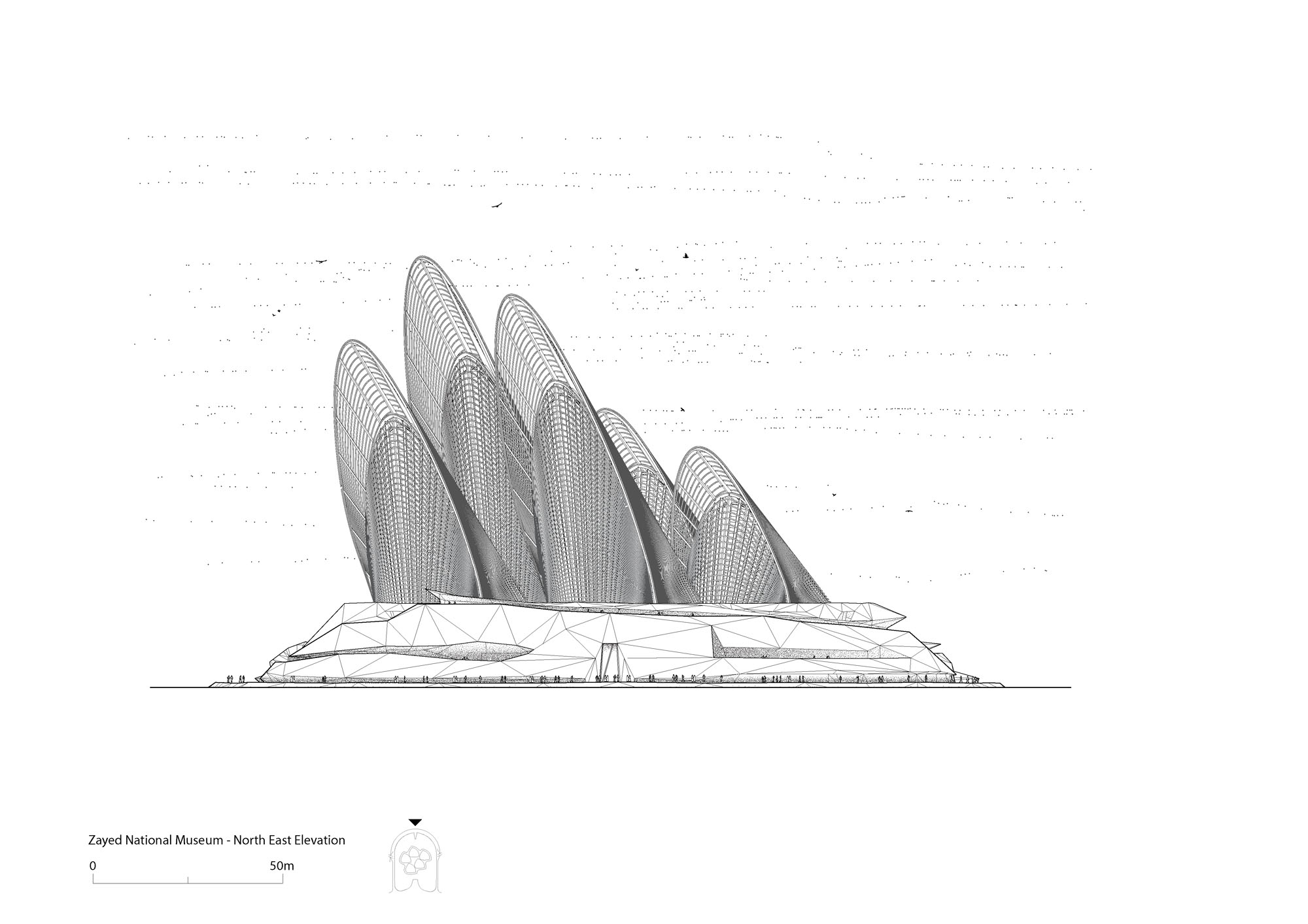 〈ザイード国立博物館(Zayed National Museum)〉フォスター アンド パートナーズ(Foster+Partners)
