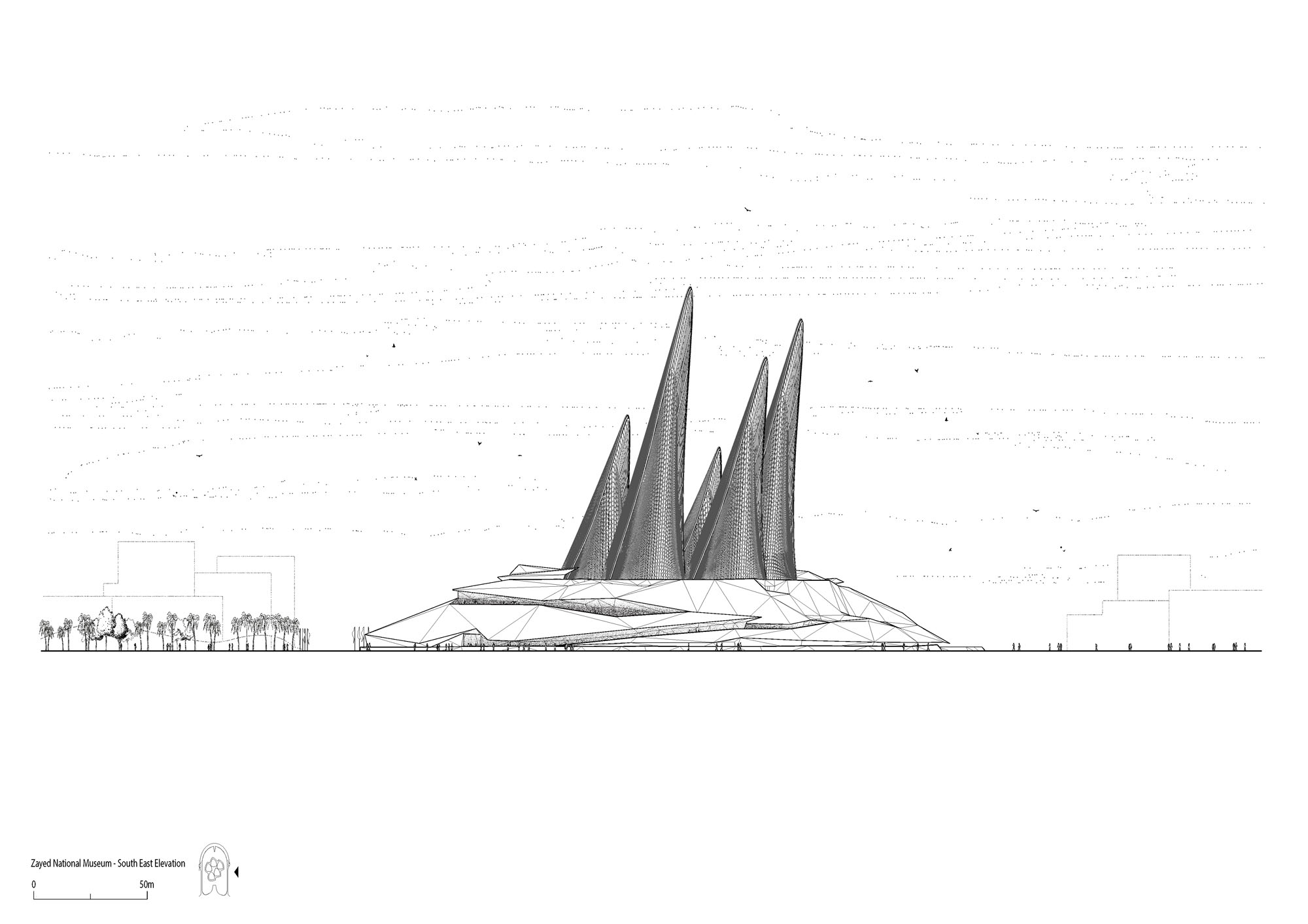 〈ザイード国立博物館(Zayed National Museum)〉フォスター アンド パートナーズ(Foster+Partners)