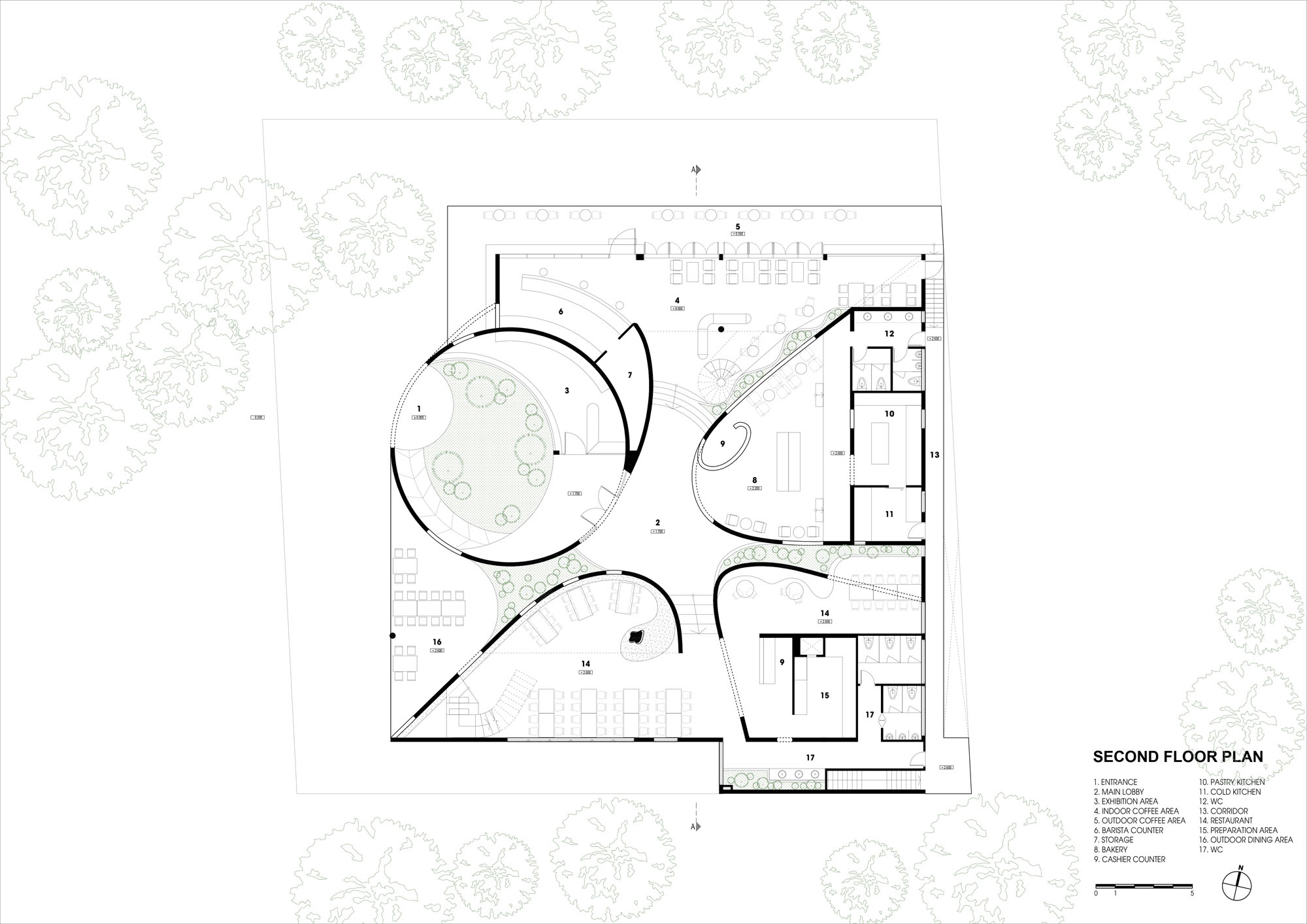 〈MA.DEビストロ(MA.DE Bistro)〉AN NAM Design and Build